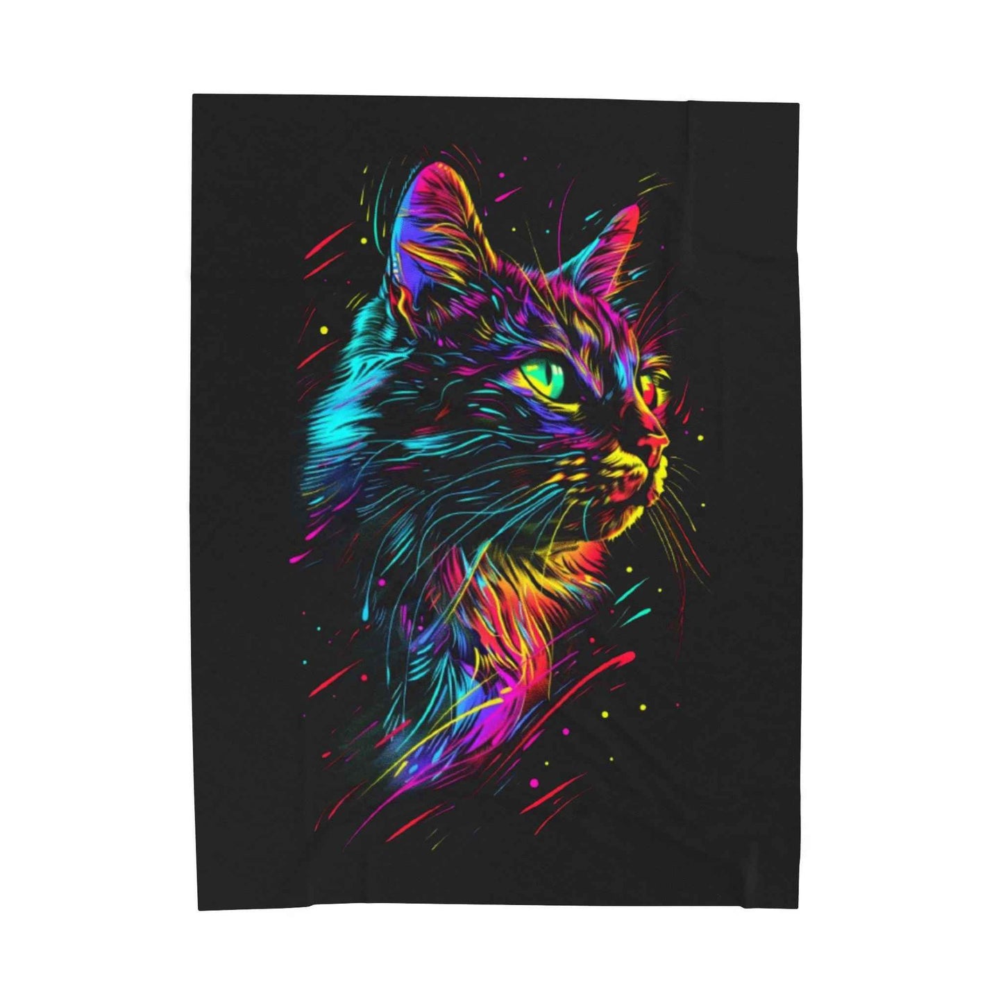 Vibrant Cat Blanket
