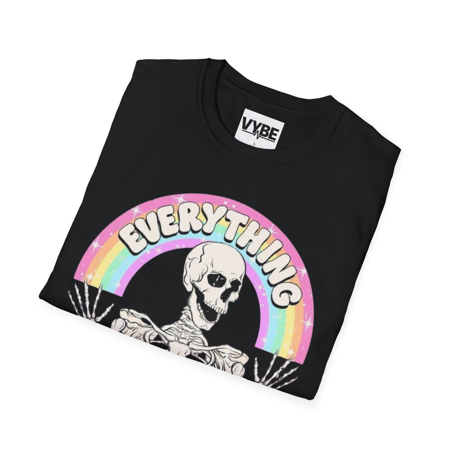 Funny- Everything Sucks Vintage Skeleton T-Shirt - VYBE Shop
