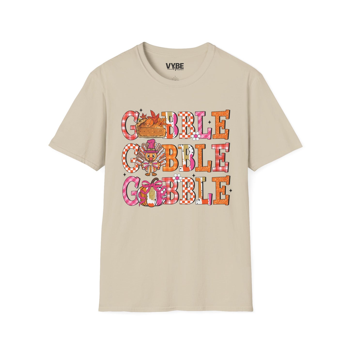 Thanksgiving Gobble Gobble T-Shirt - VYBE