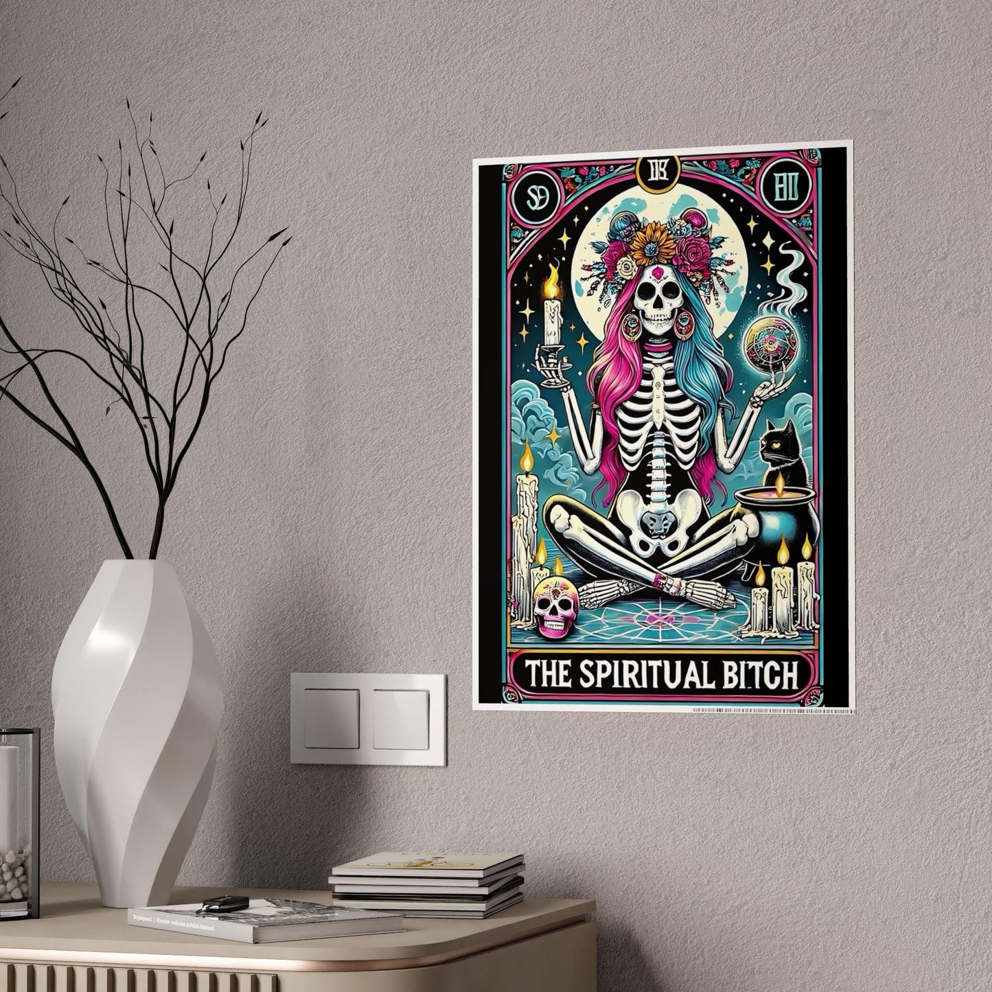 Spiritual Bitch Poster | Tarot Wall Art for a Bold Statement - VYBE Shop