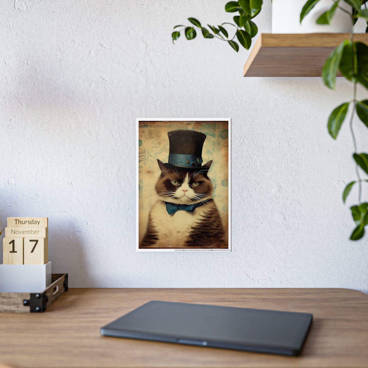 Cute Grumpy Cat Poster - VYBE Shop