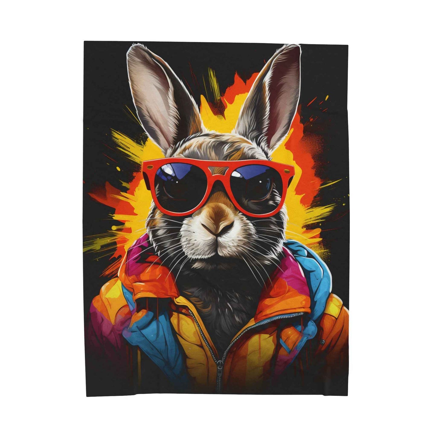 Cool Bunny Plush Blanket