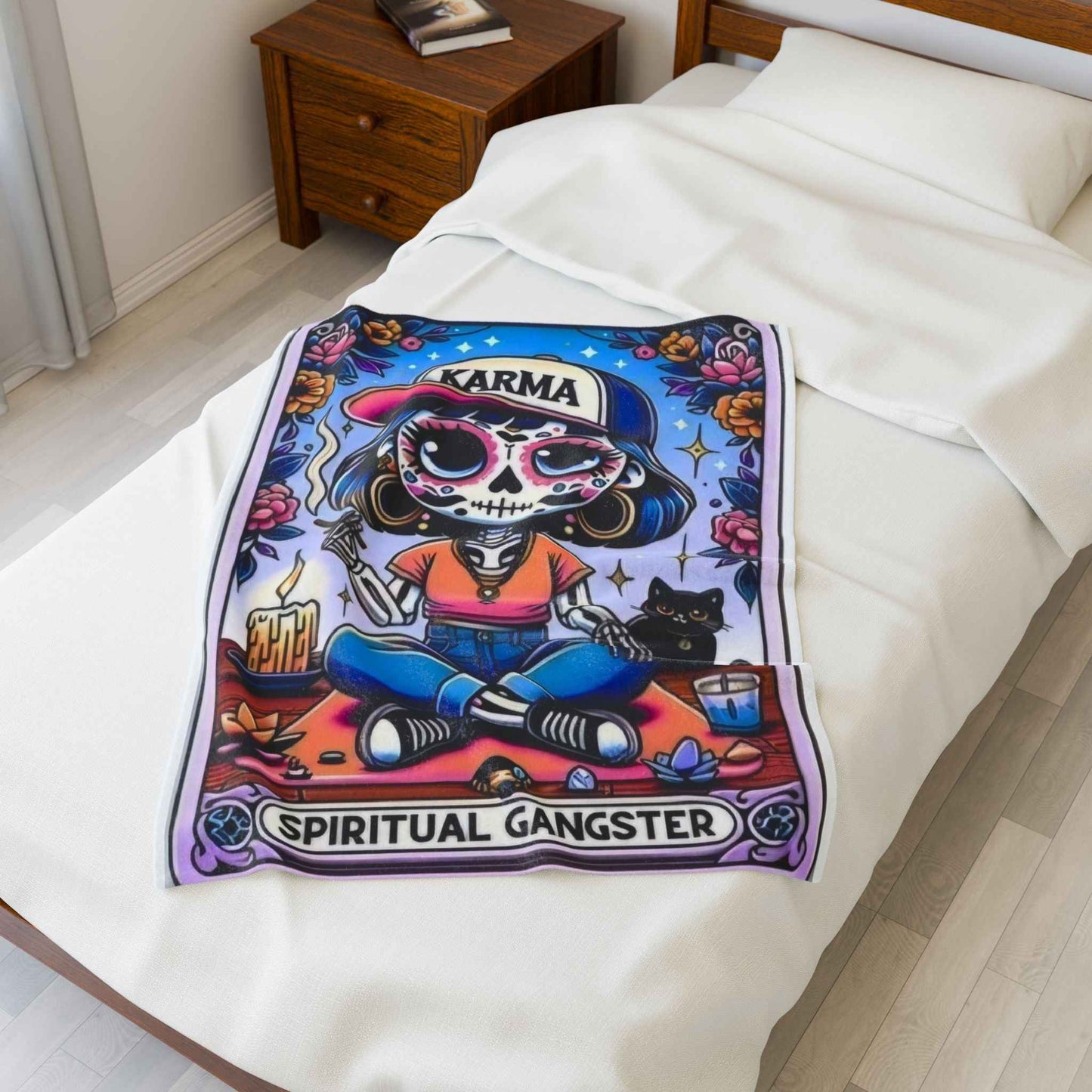 Tarot SG Plush Blanket for Spiritual Comfort and Cozy Vibes
