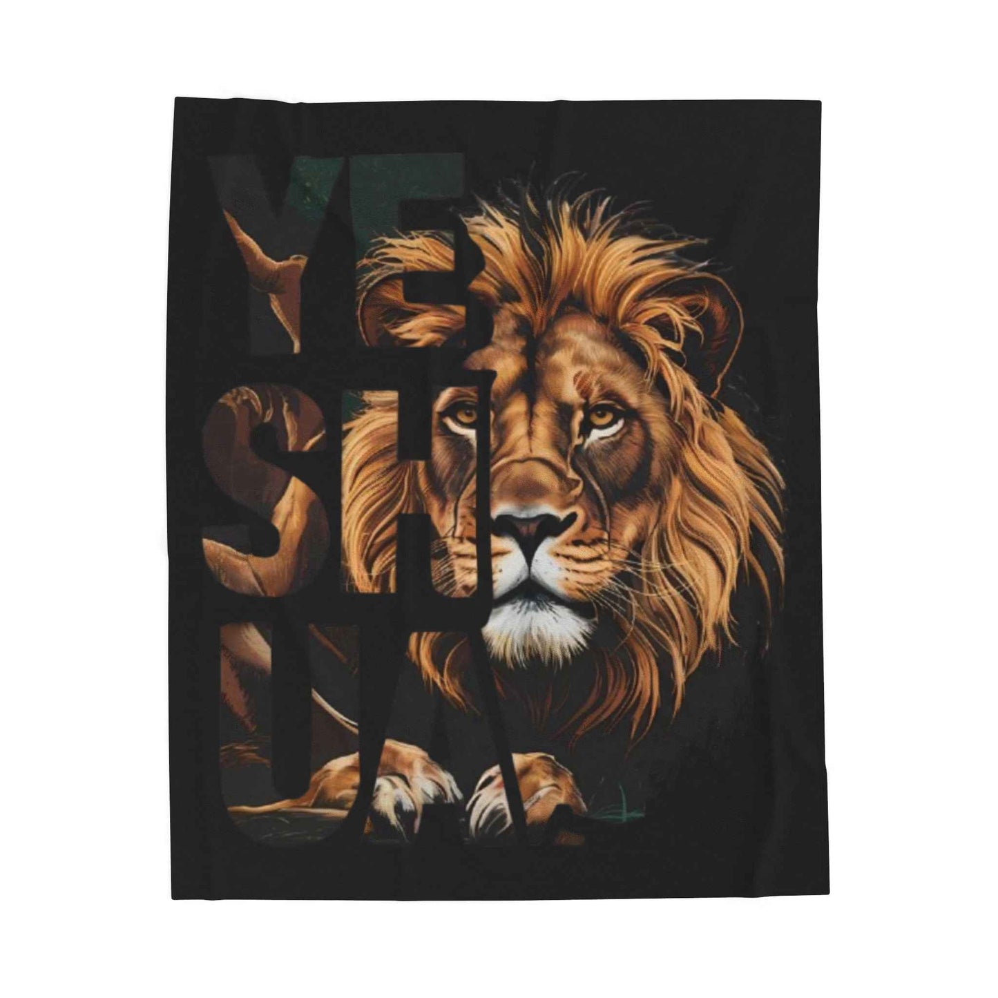 Lion-Themed Plush Blanket