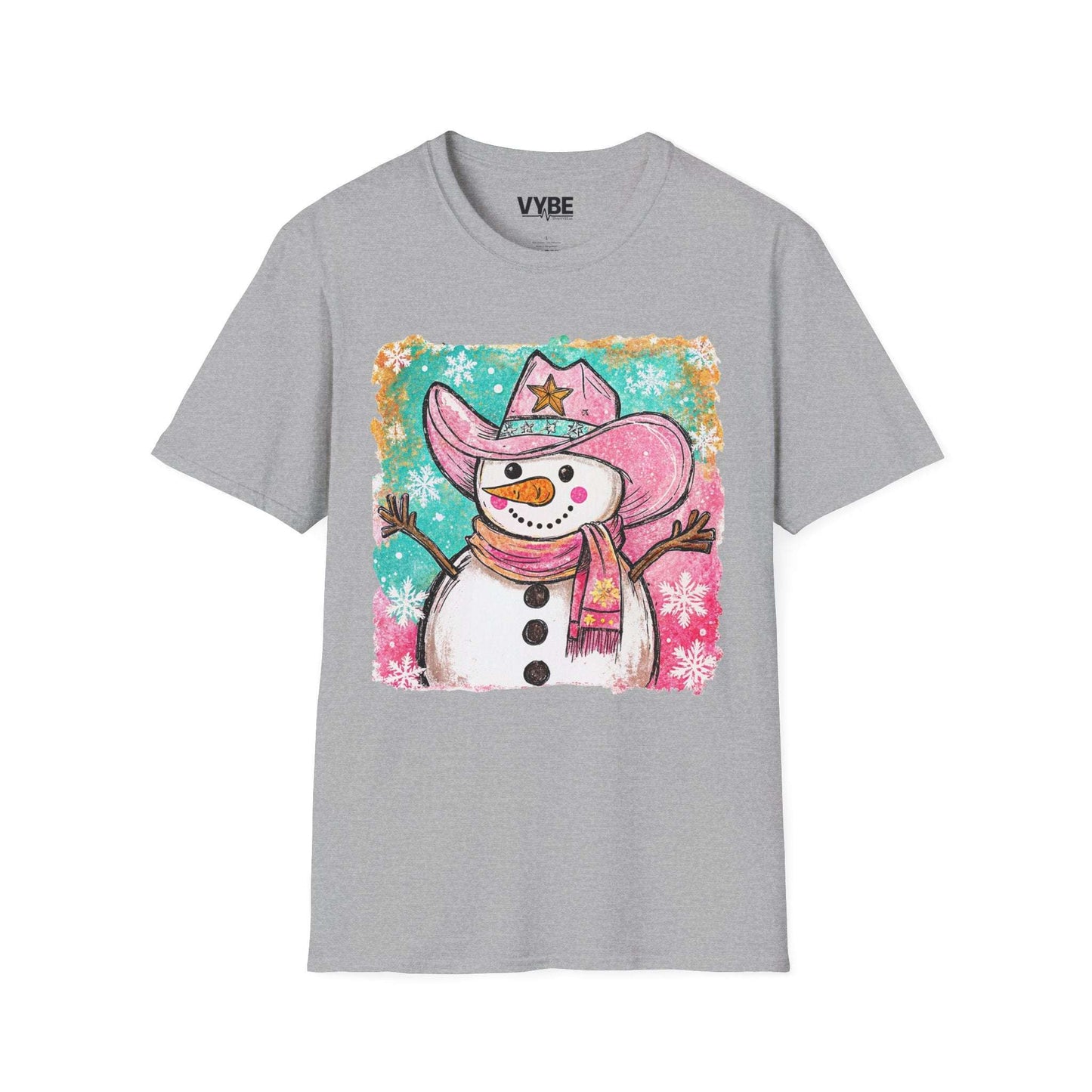 Cute Christmas Snowman T-Shirt - VYBE