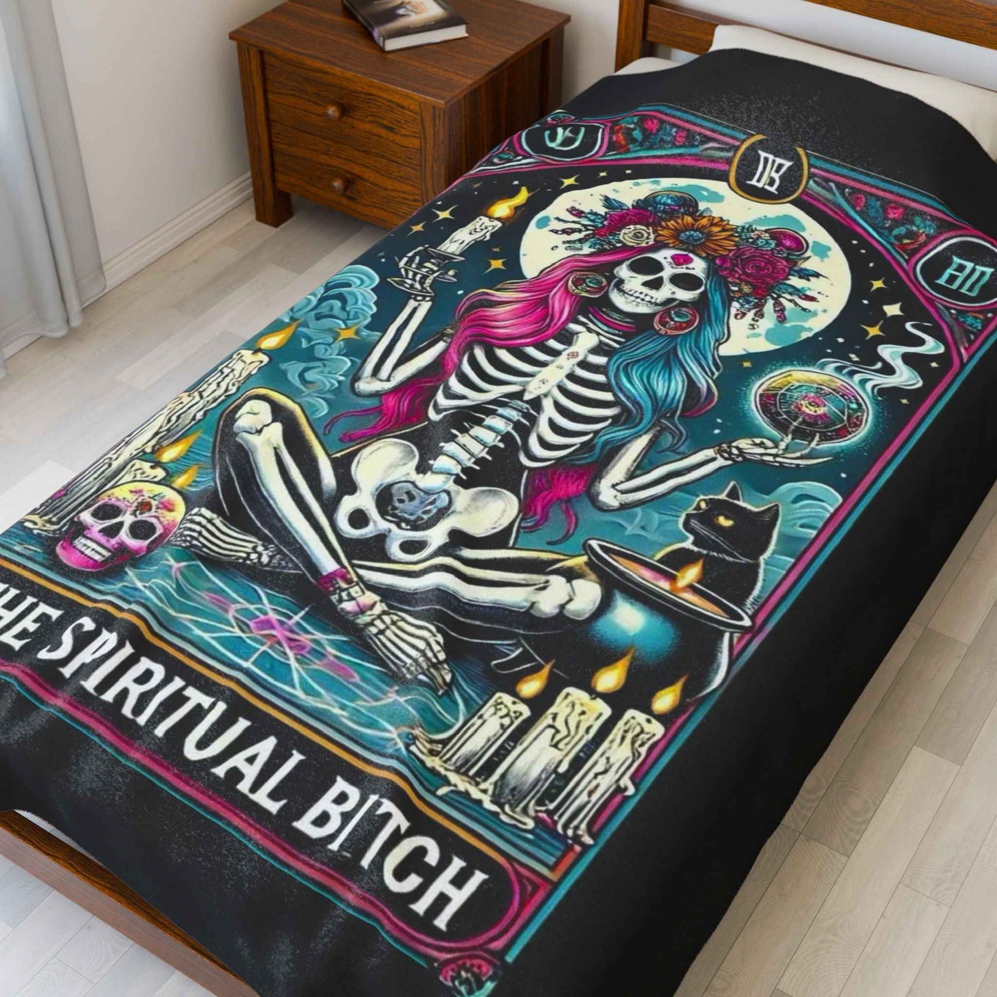 Tarot Spiritual Plush Blanket