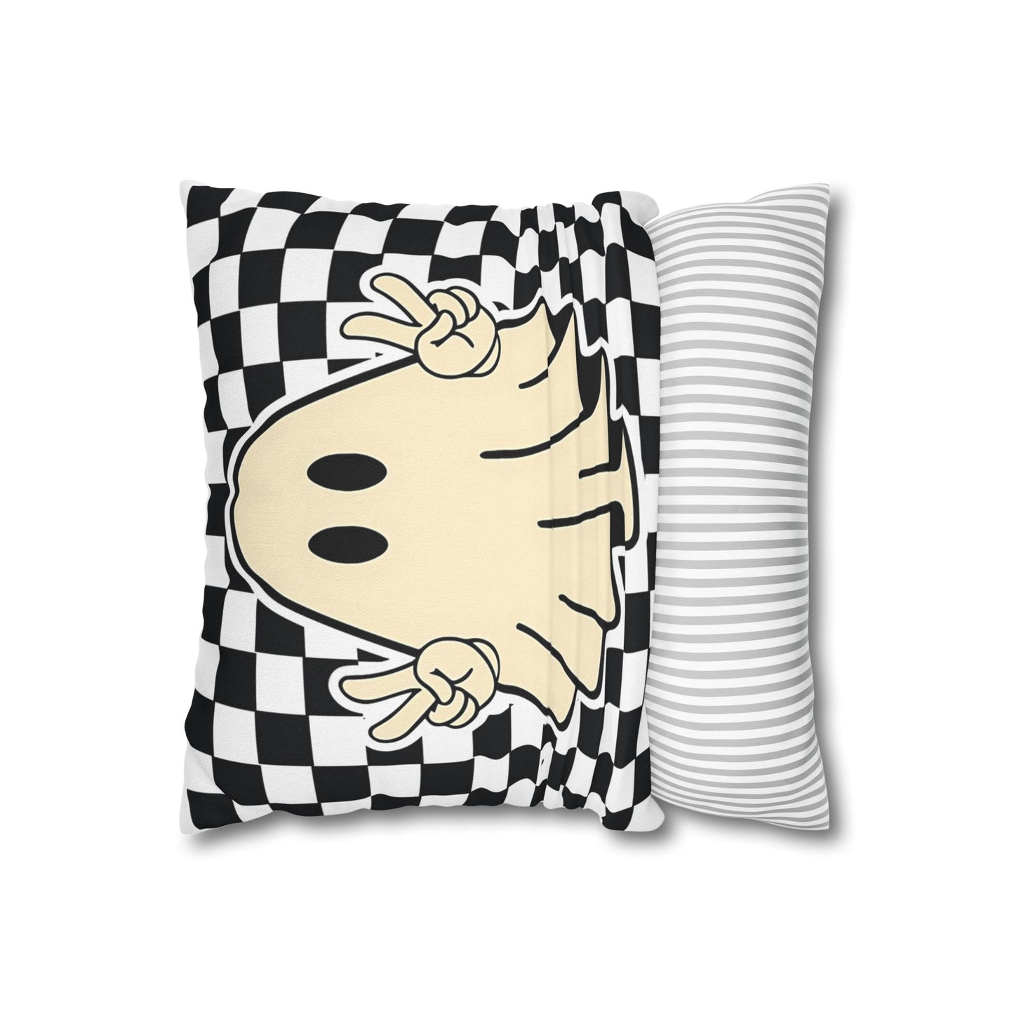 Playful Ghost Pillowcase for Halloween Decor, Cozy Home Accent, Perfect Gift for Ghost Lovers - VYBE Shop