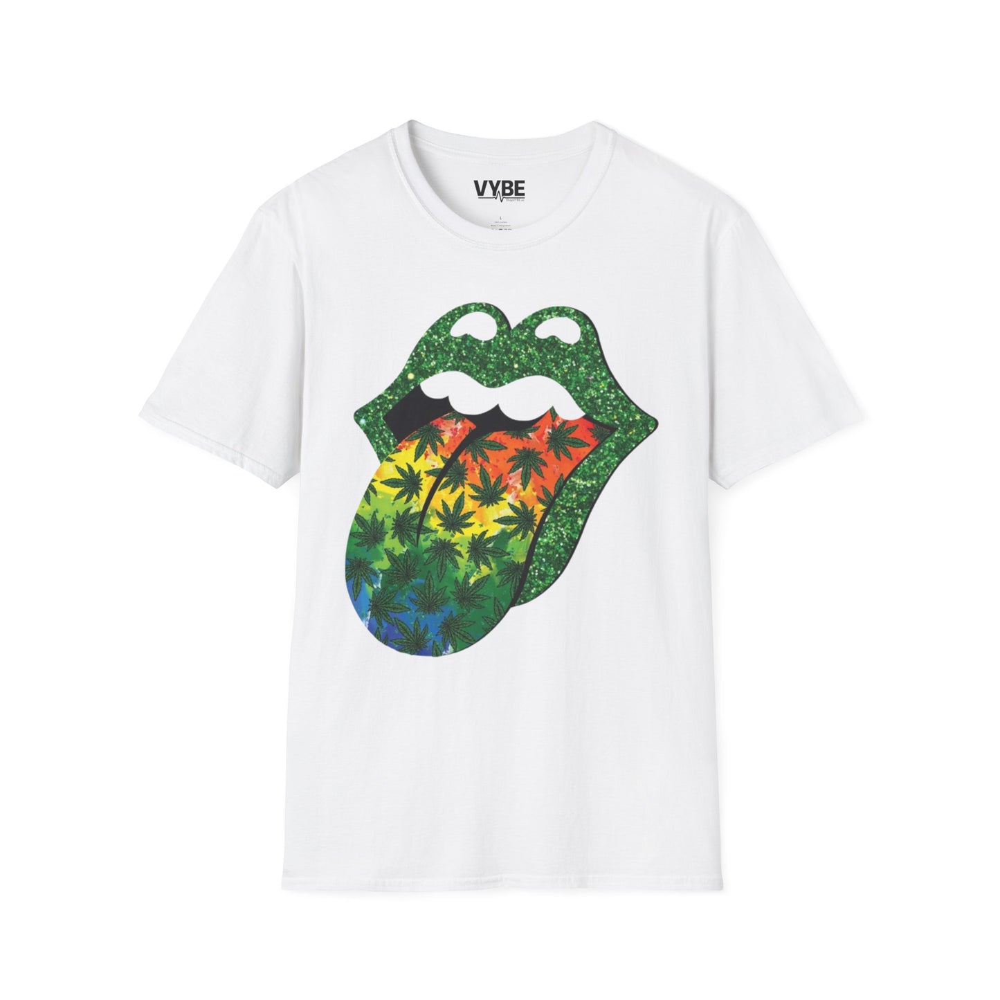 420- Vibrant Rolling Stones-Inspired Graphic Tee - VYBE Shop