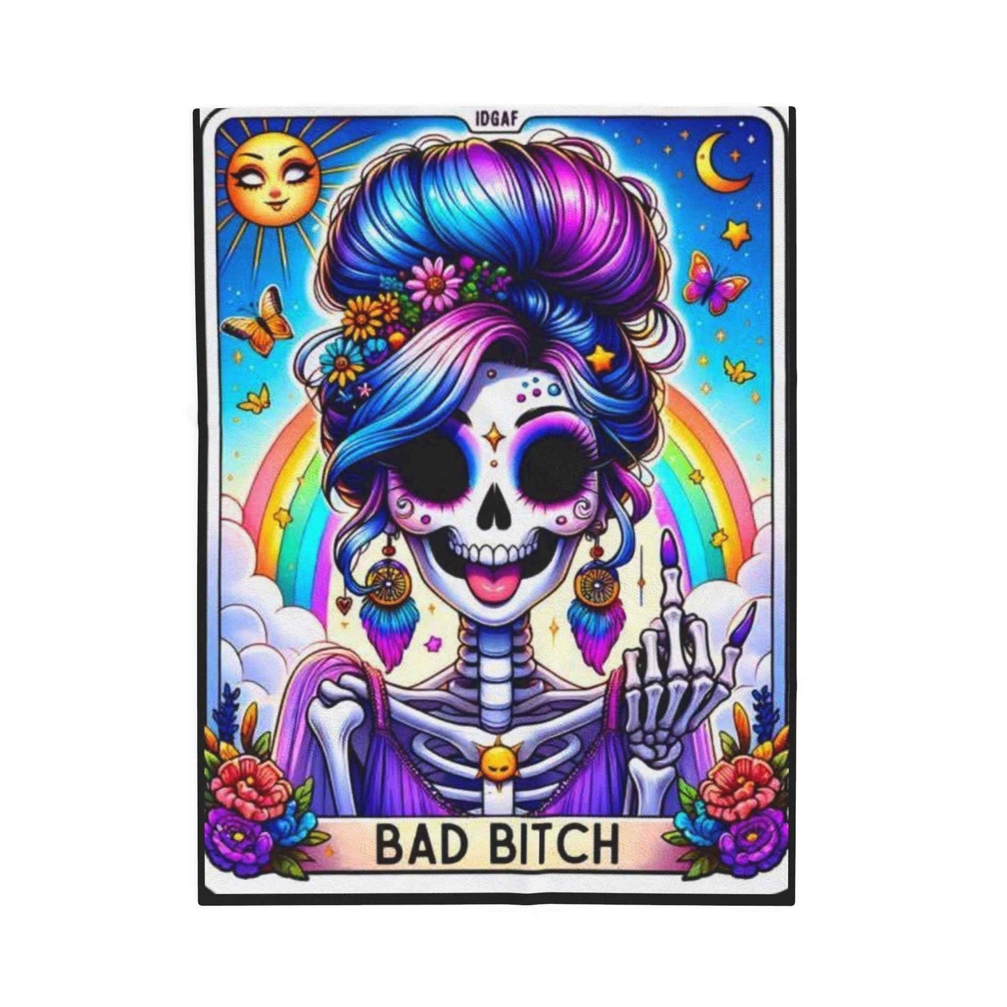 Tarot Bad Bitch Plush Blanket
