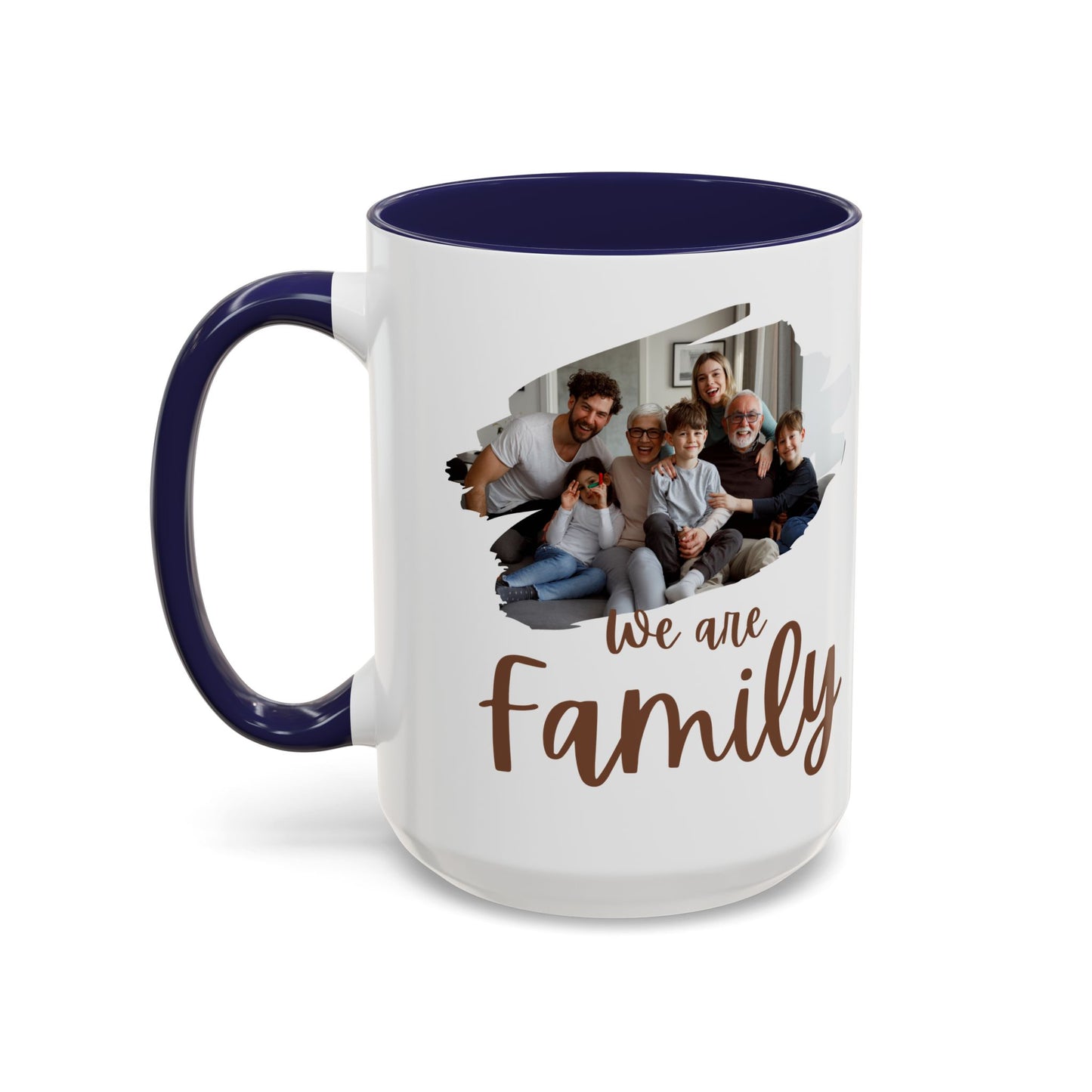 Customized Family Coffee Mug, Personalized Mug Gift, Add Your Family Photo - VYBE Shop