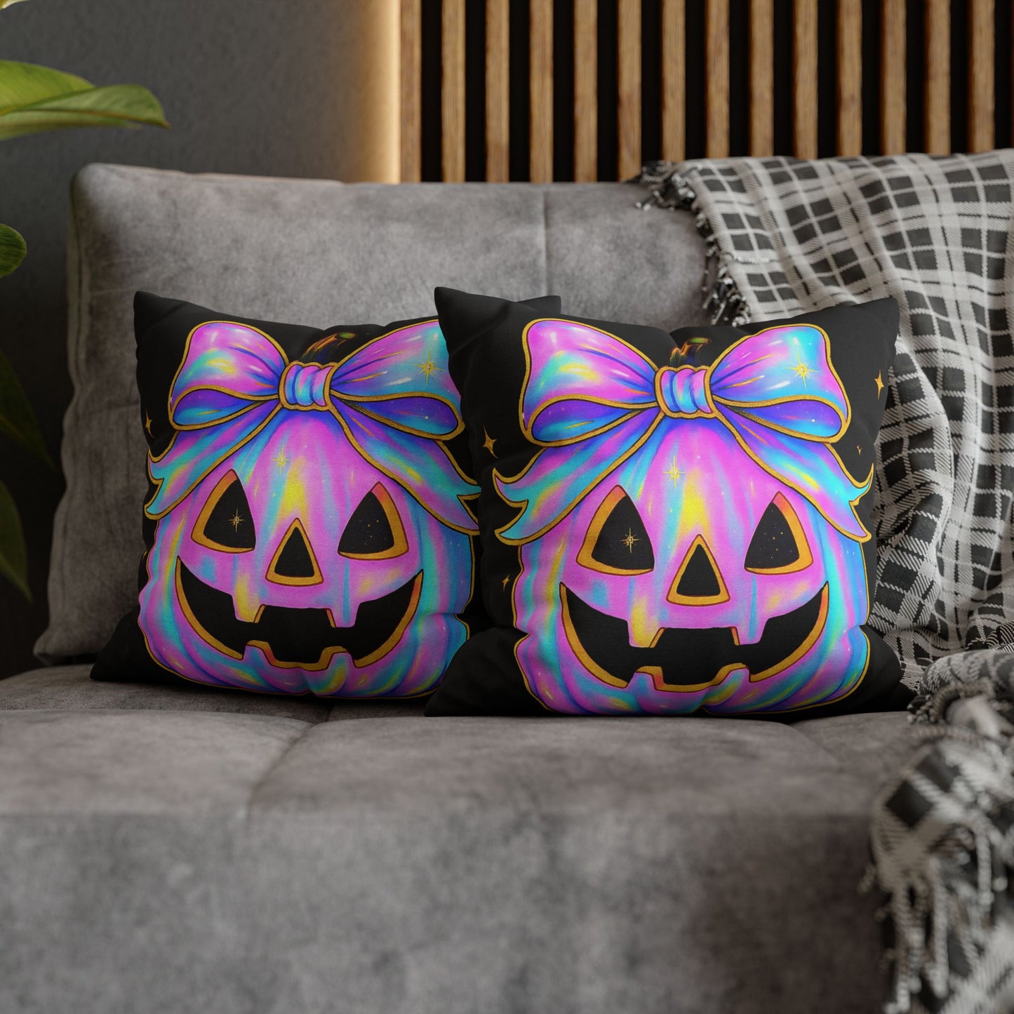 Halloween Pumpkin Pillowcase - Cozy Fall Decor and Spooky Throw Pillow for Autumn Gifts and Festival Decoration - VYBE Shop