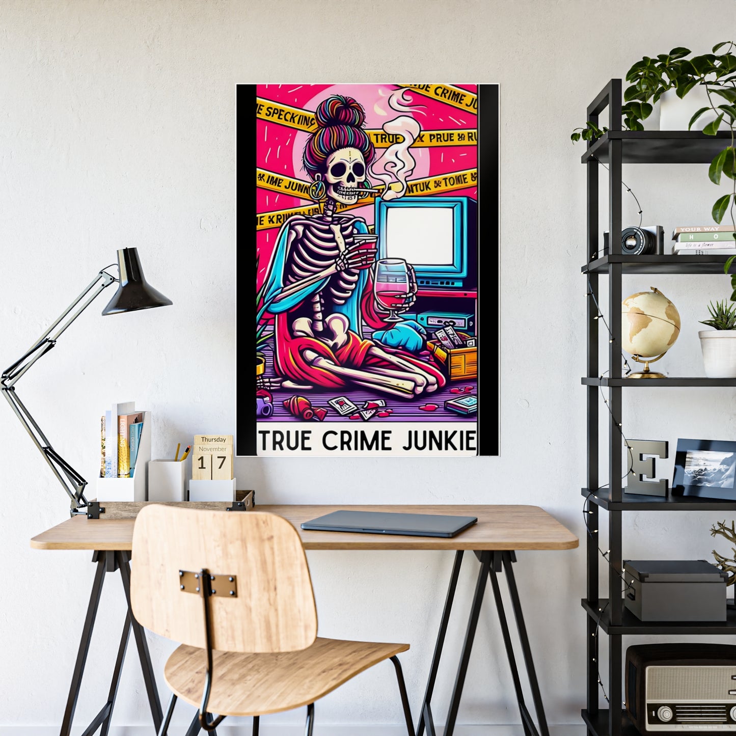 True Crime Wall Poster - Tarot Design for True Crime Junkies - VYBE Shop