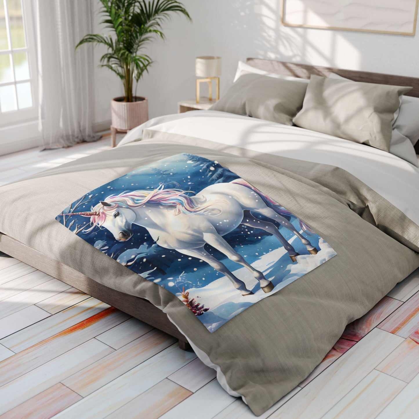 Enchanted Unicorn Arctic Fleece Blanket