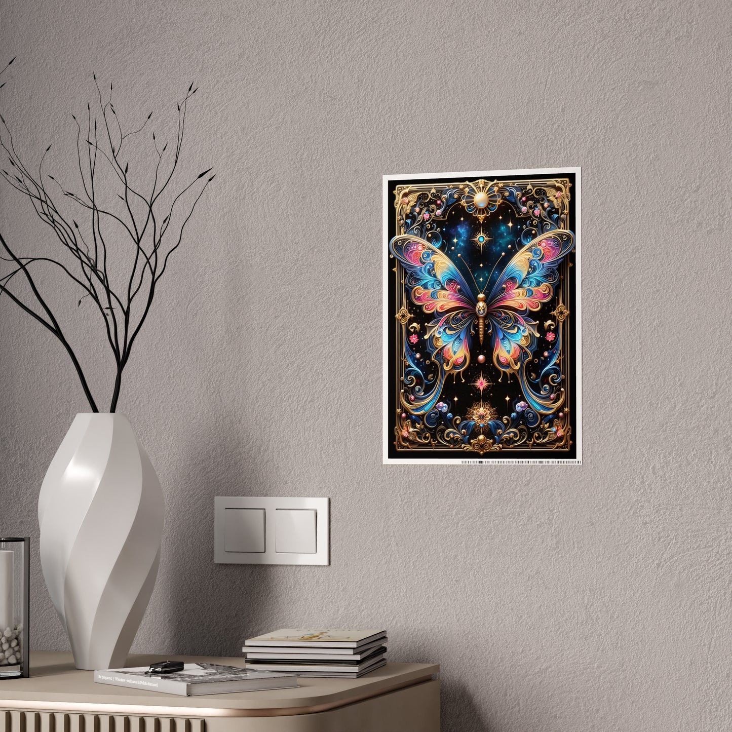 Vibrant Butterfly Poster - Stunning Wall Art Tarot Design - VYBE Shop
