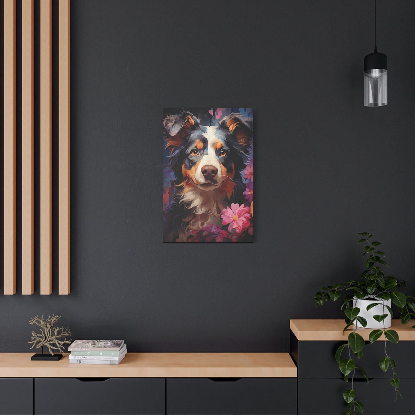Border Collie Canvas Print - Framed Wall Art for Dog Lovers - VYBE Shop