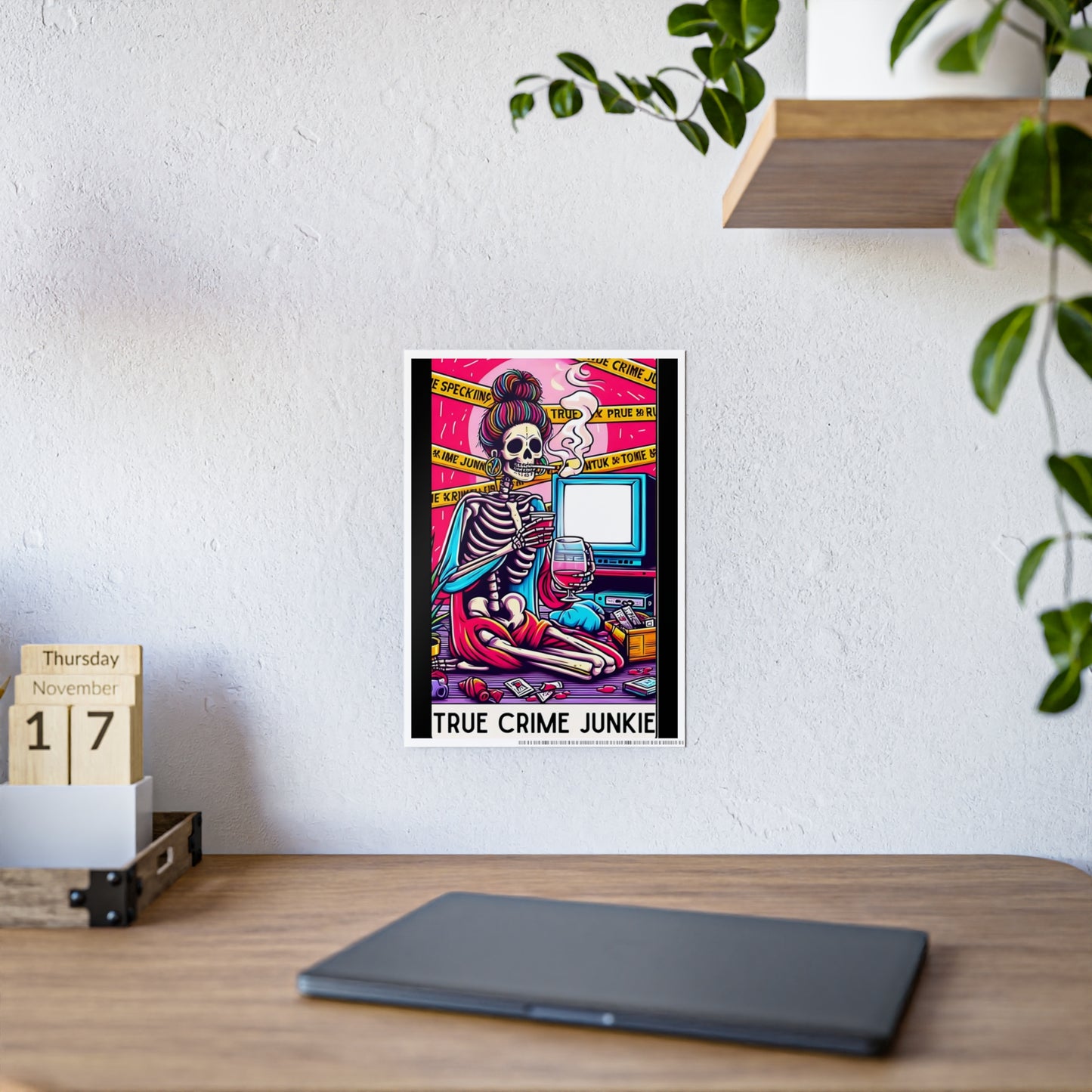 True Crime Wall Poster - Tarot Design for True Crime Junkies - VYBE Shop