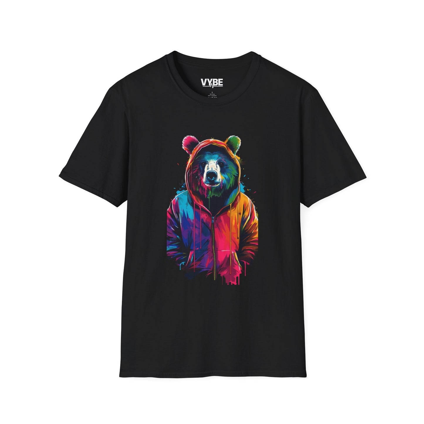 Neon- Bear Graphic T-Shirt - VYBE Shop