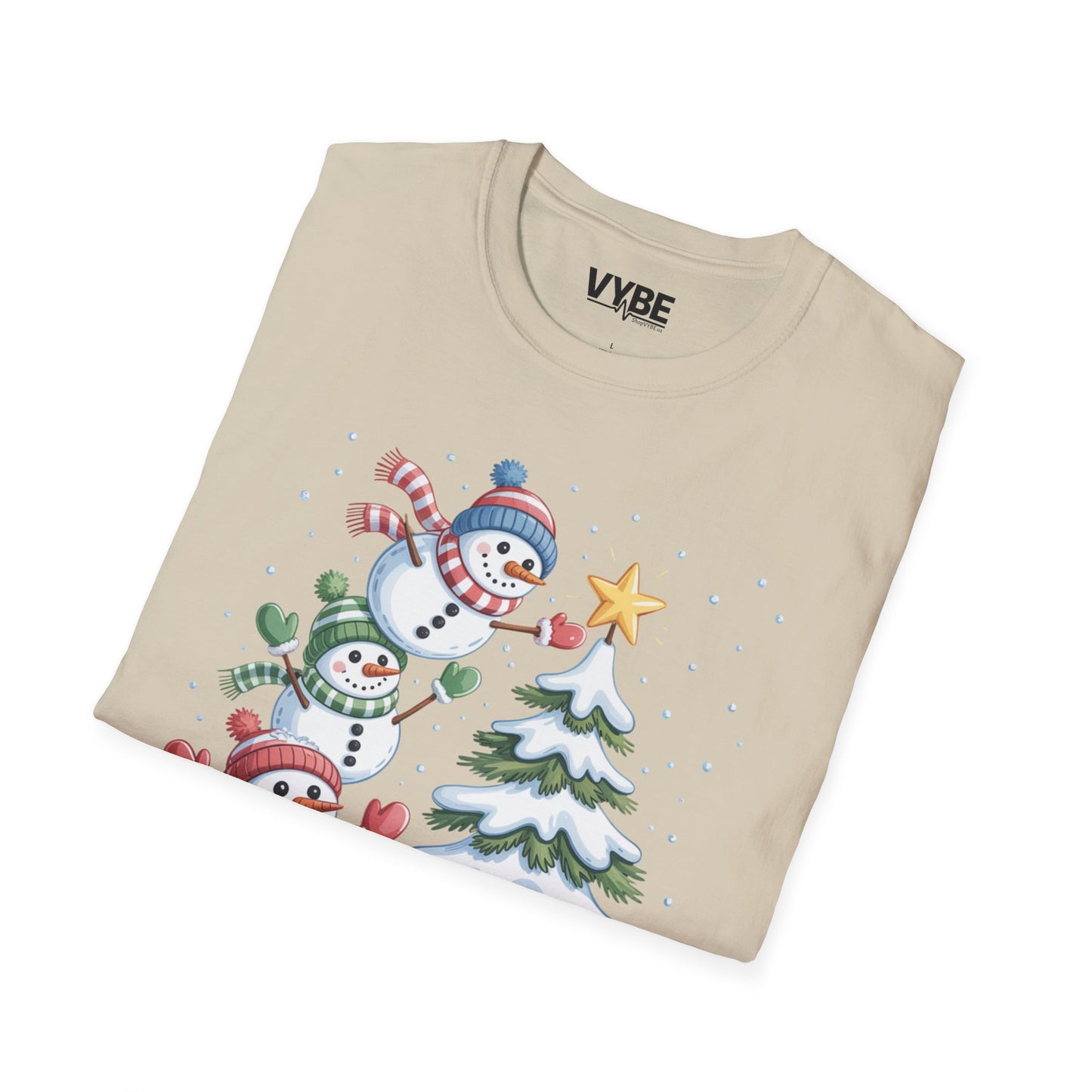 Cute Snowman T-Shirt - VYBE