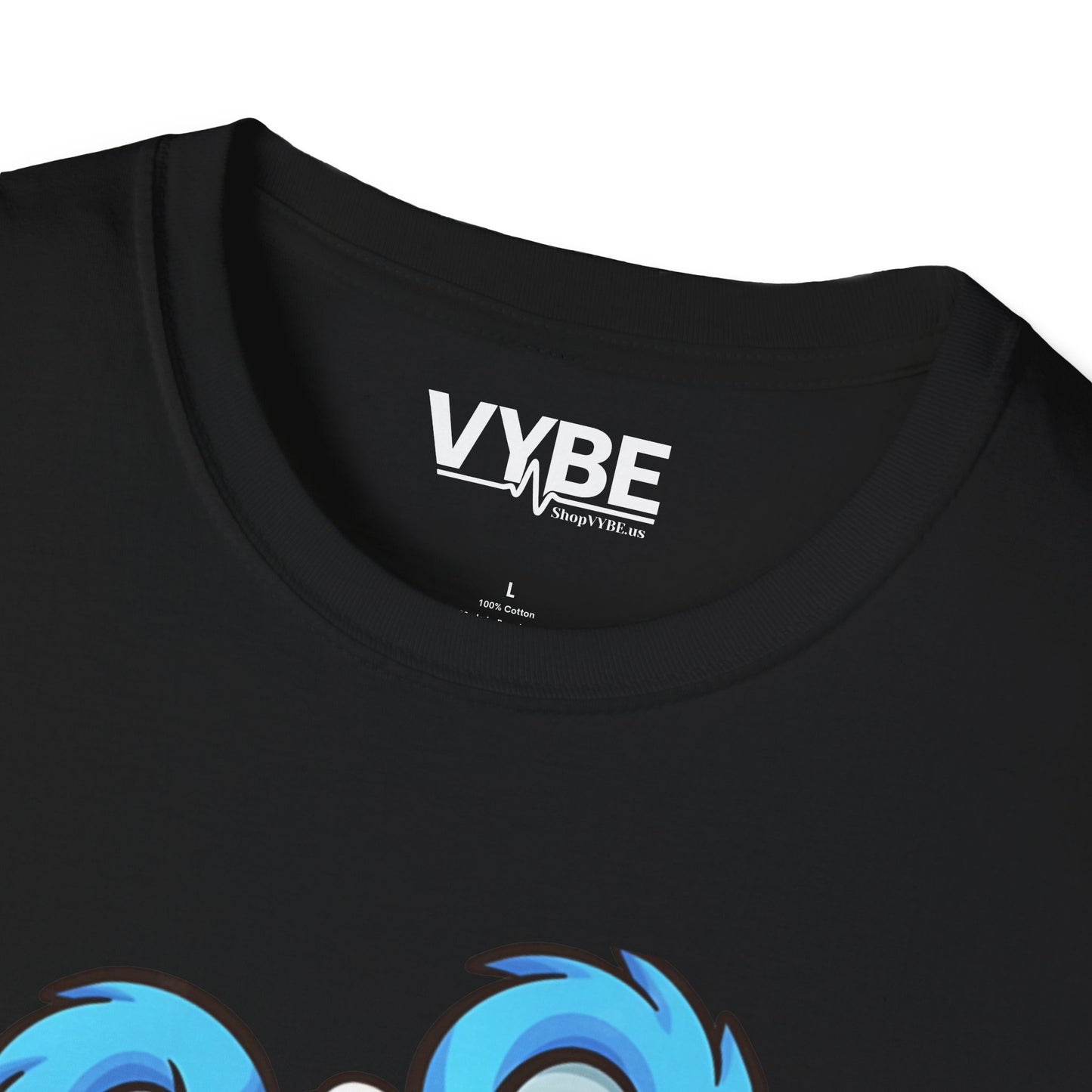 Blue Cartoon Bear T-Shirt - VYBE