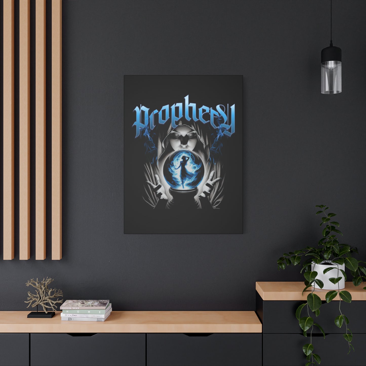 Mystical Wall Art Canvas, Wall Decor, Prophecy Art, Home Decoration, Gift for Occasions, Fantasy Artwork, Unique Wall Piece - VYBE Shop