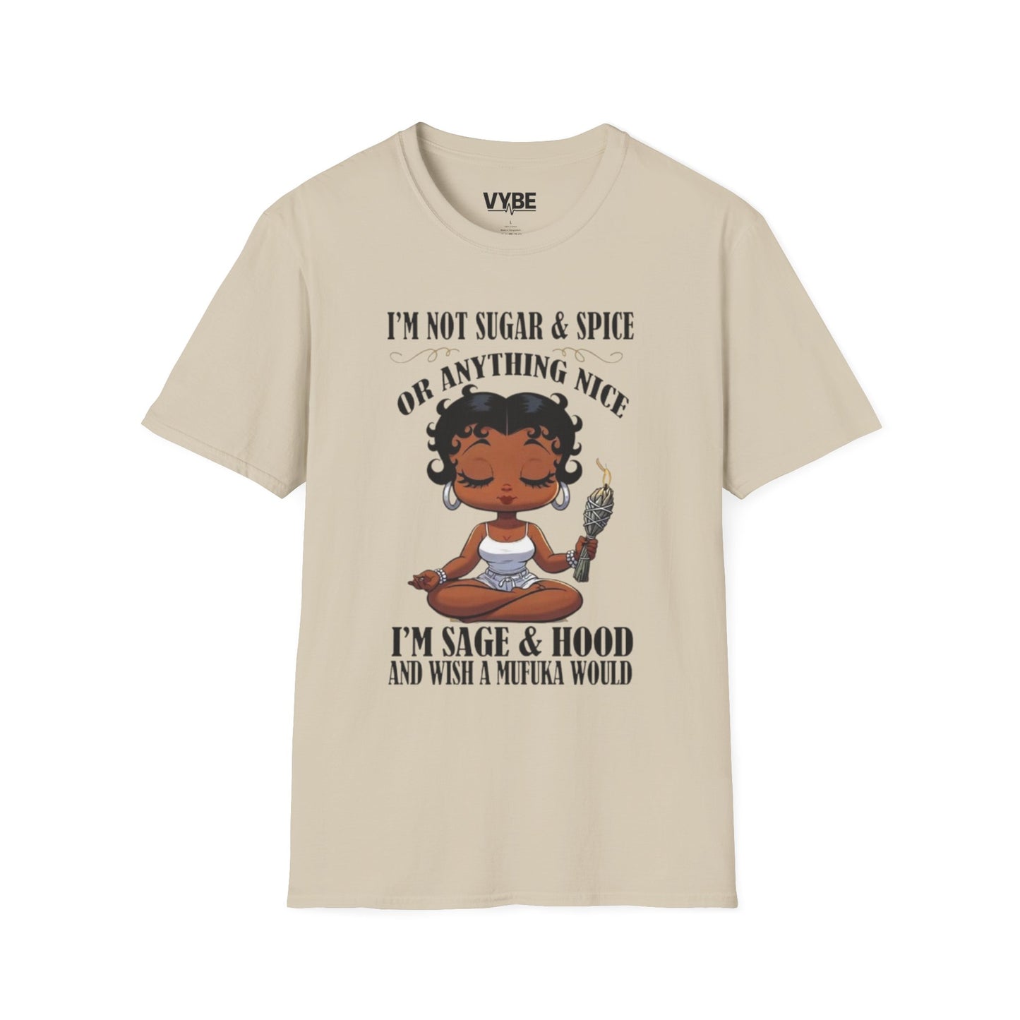 Cute Sage & Hood T-Shirt - VYBE Shop