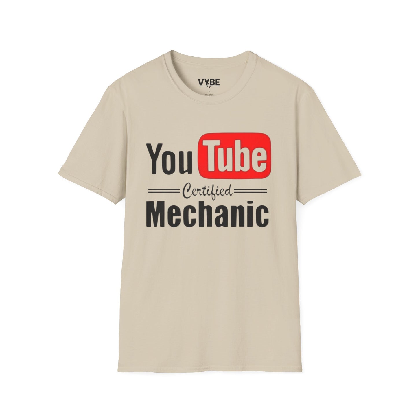 Funny- YouTube Certified Mechanic T-Shirt - VYBE Shop