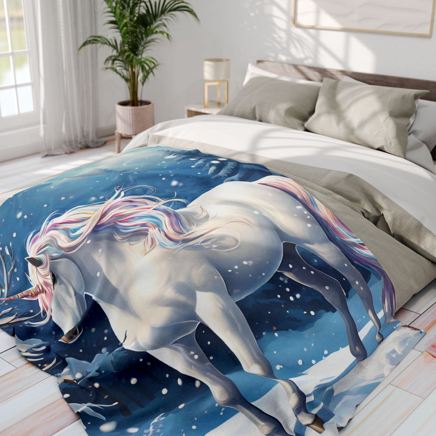 Enchanted Unicorn Arctic Fleece Blanket