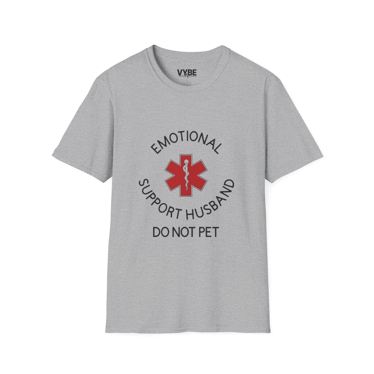 Funny Emotional Support Husband T-Shirt - VYBE Shop