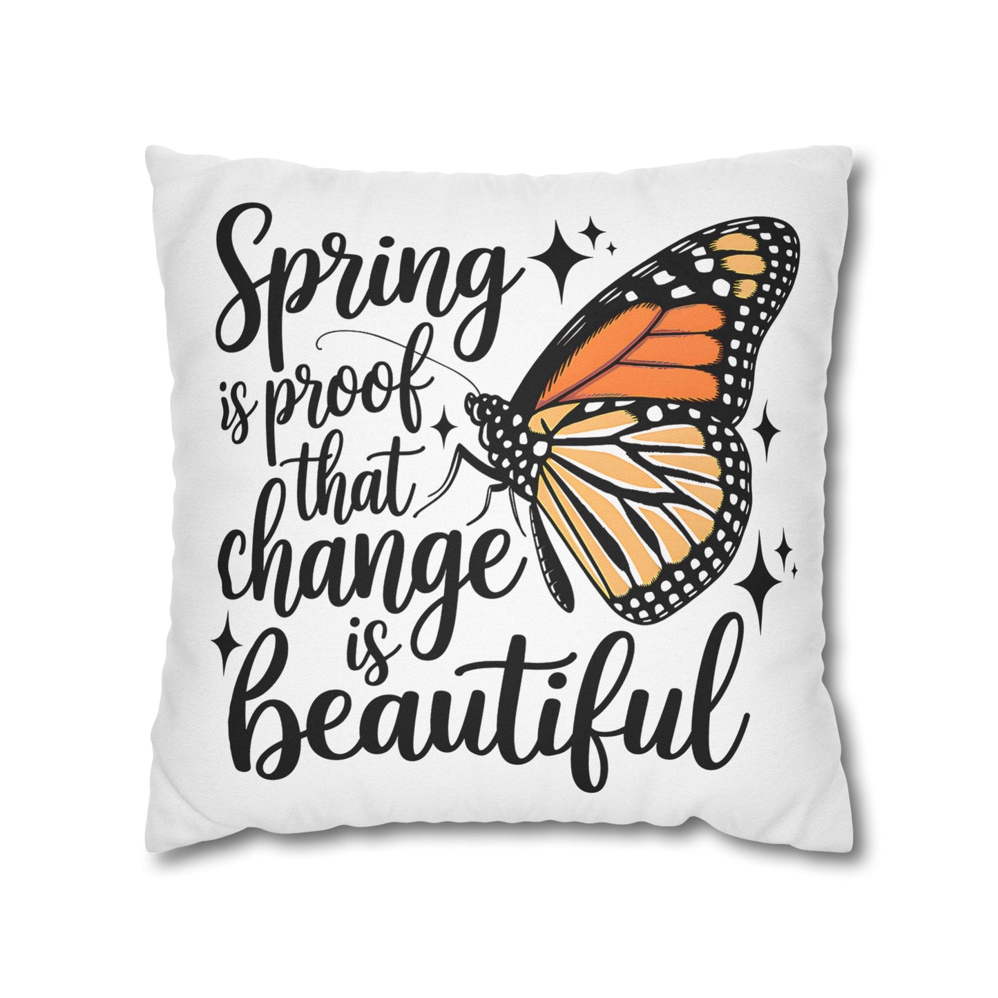 Spring Butterfly Pillowcase - Boho Home Decor for Nature Lovers, Perfect Spring Gift - VYBE Shop