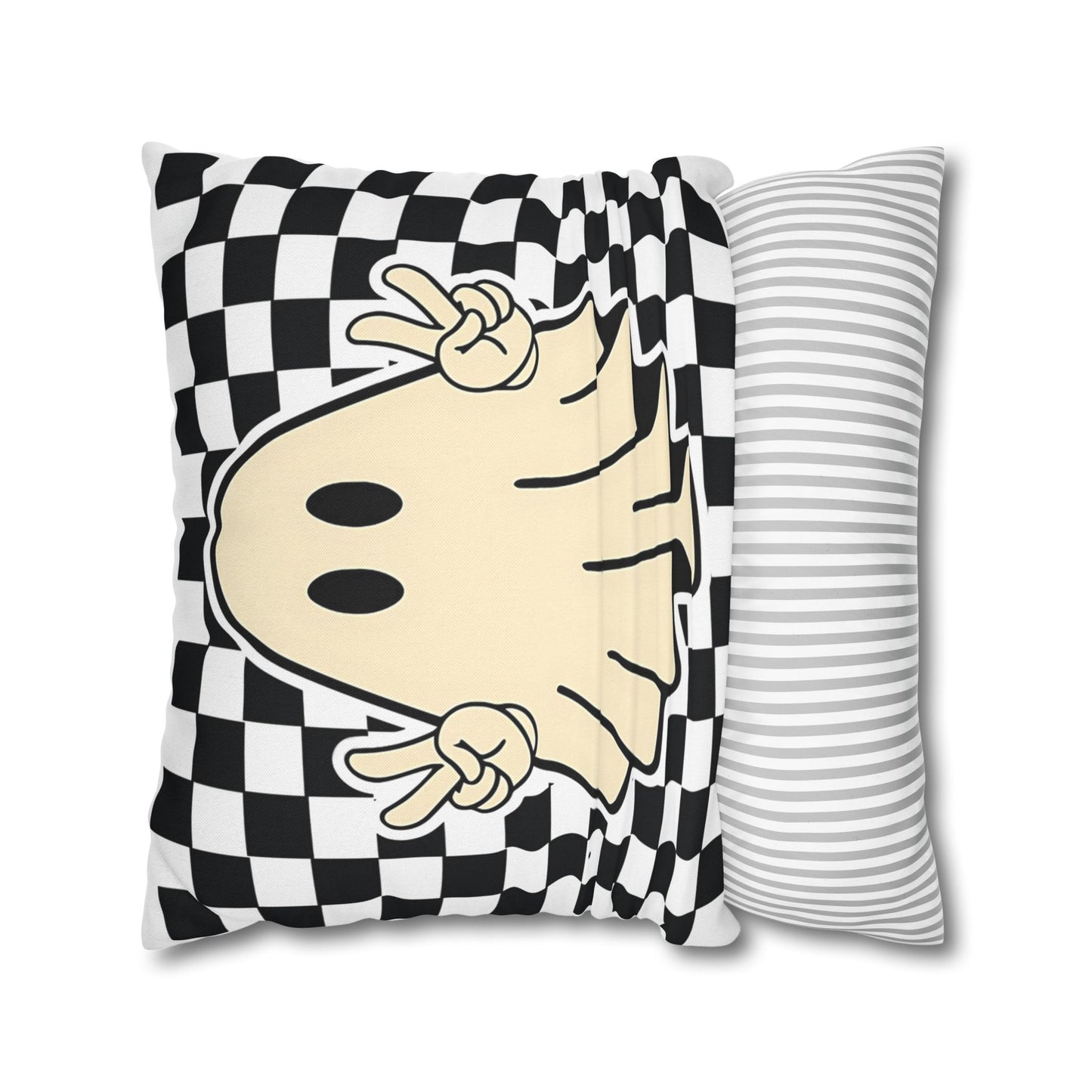Playful Ghost Pillowcase for Halloween Decor, Cozy Home Accent, Perfect Gift for Ghost Lovers - VYBE Shop