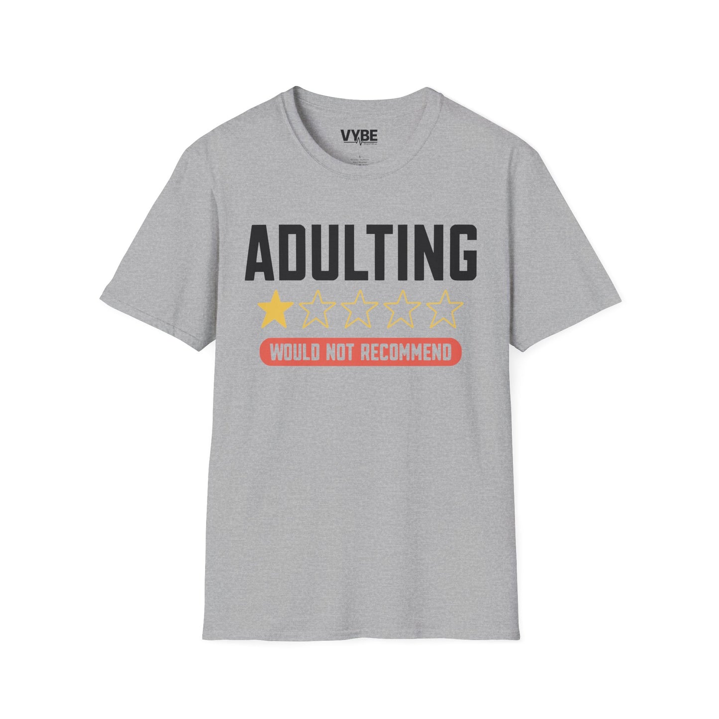 Adulting Review T-Shirt - VYBE