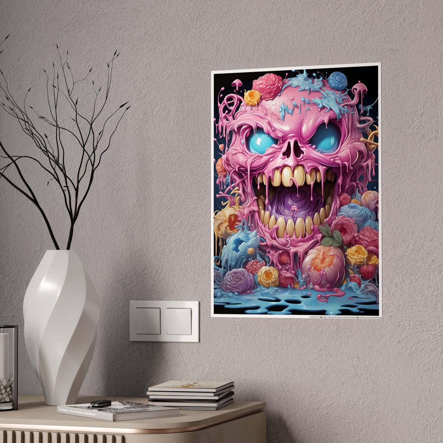 Colorful Kawaii Monster Art Poster - VYBE Shop