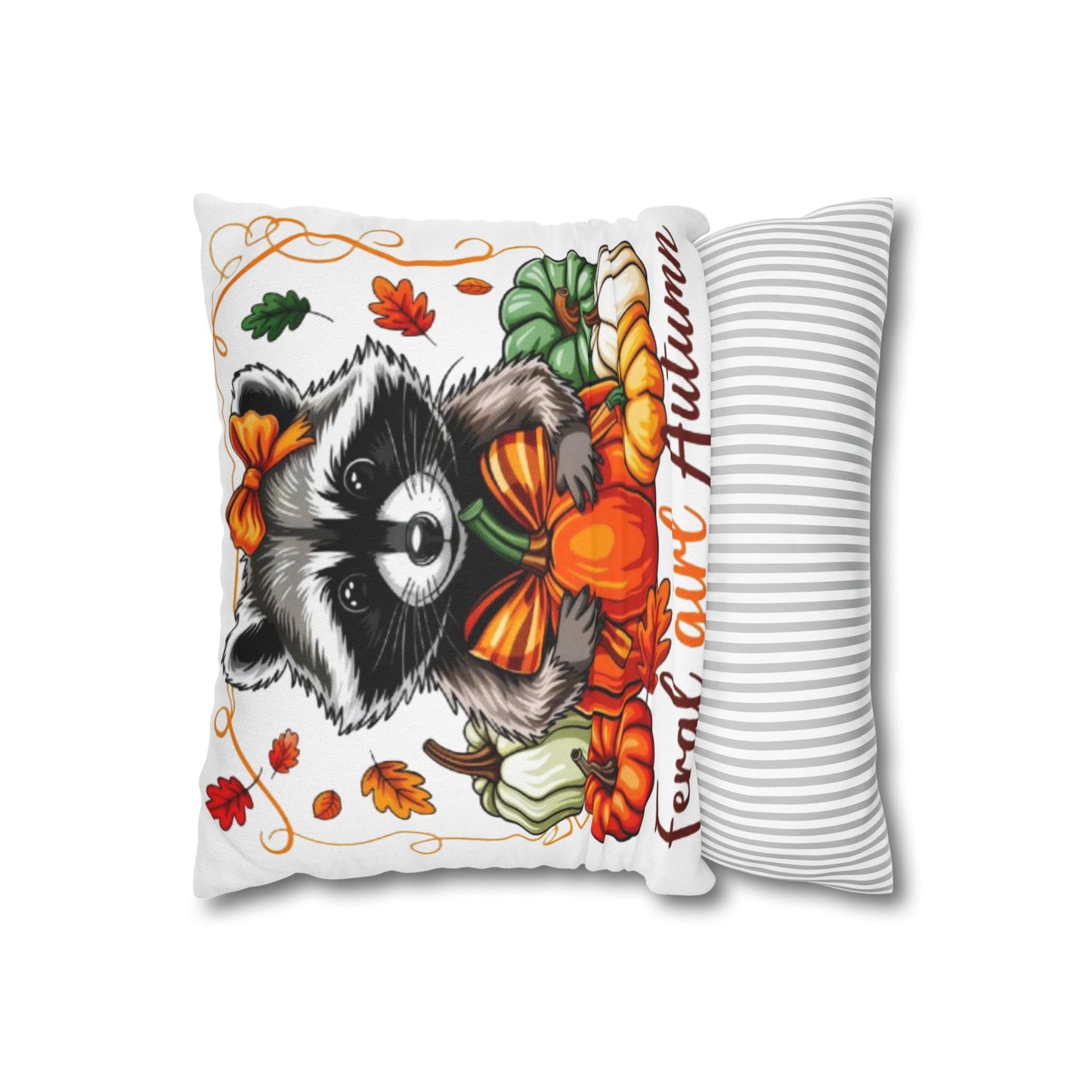 Autumn Raccoon Pillowcase for Cozy Home Decor and Fall Gifts for Animal Lovers - VYBE Shop