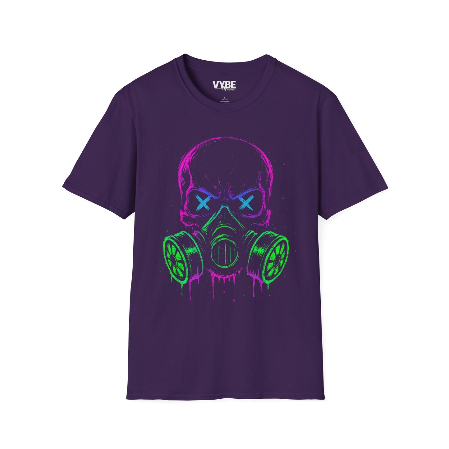 Neon Skull Graphic T-Shirt