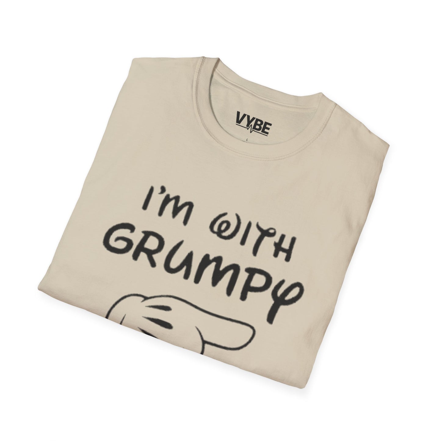I'm with Grumpy Unisex T-Shirt, Couples Tees, Gift For Couples - VYBE Shop