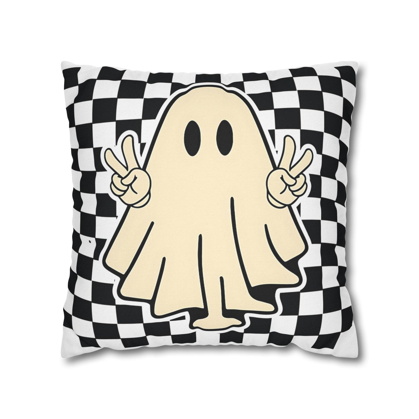 Playful Ghost Pillowcase for Halloween Decor, Cozy Home Accent, Perfect Gift for Ghost Lovers - VYBE Shop