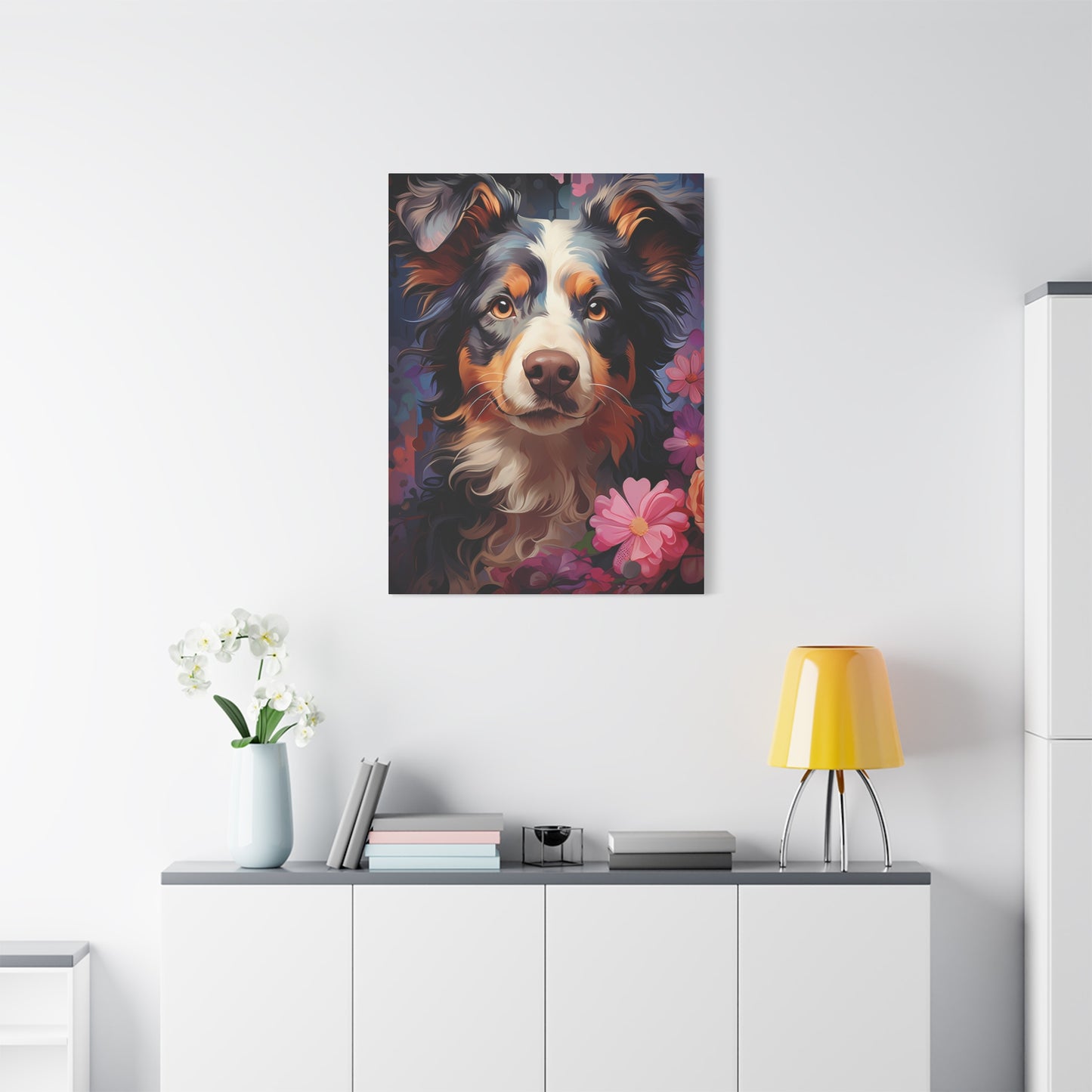 Border Collie Canvas Print - Framed Wall Art for Dog Lovers - VYBE Shop