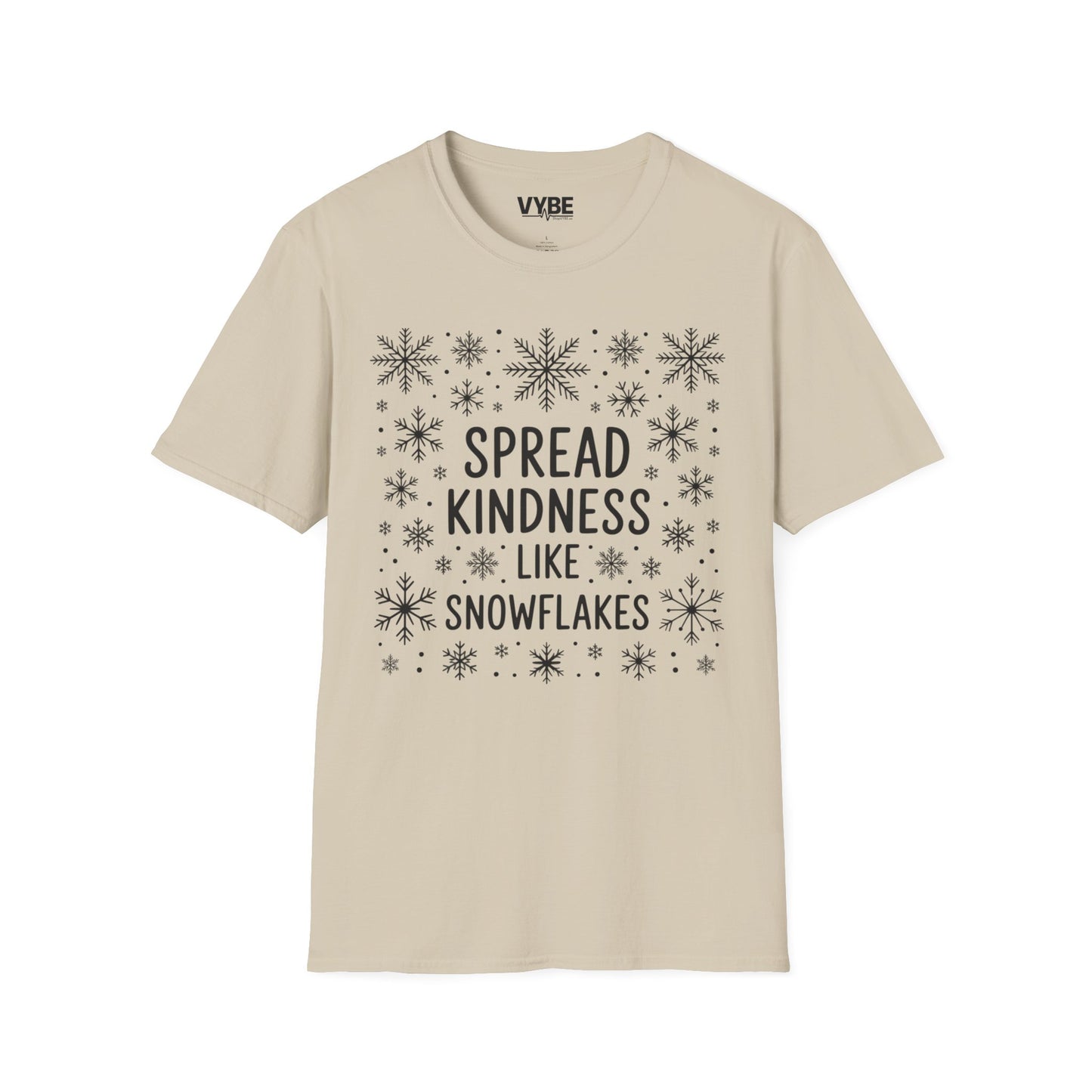 Spread Kindness Snowflake T-Shirt - VYBE