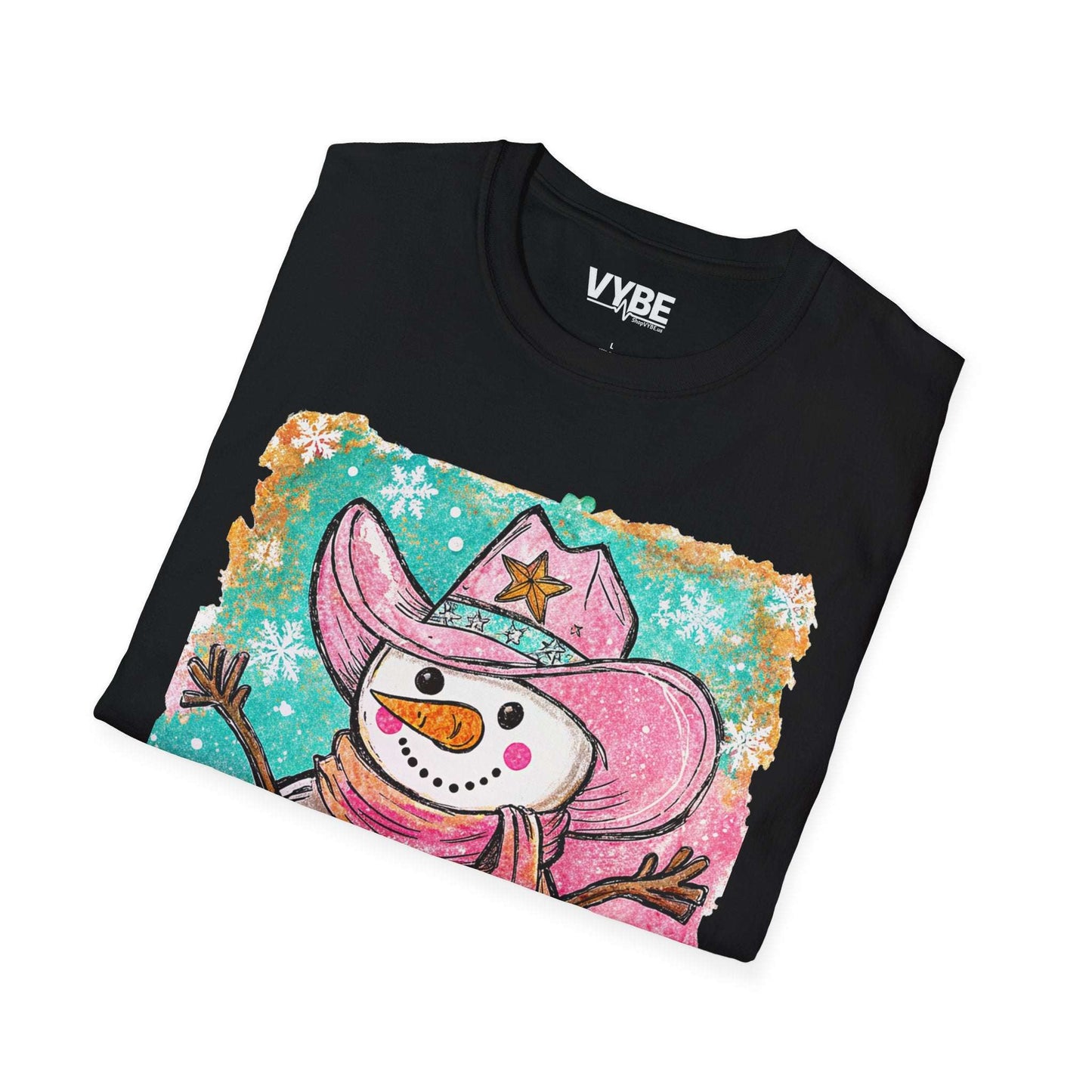 Cute Christmas Snowman T-Shirt - VYBE