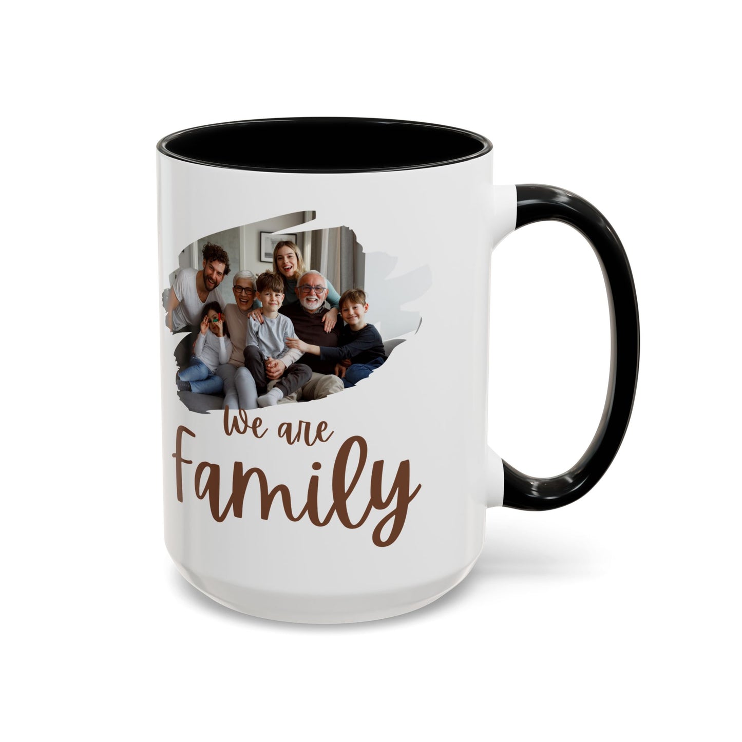 Customized Family Coffee Mug, Personalized Mug Gift, Add Your Family Photo - VYBE Shop