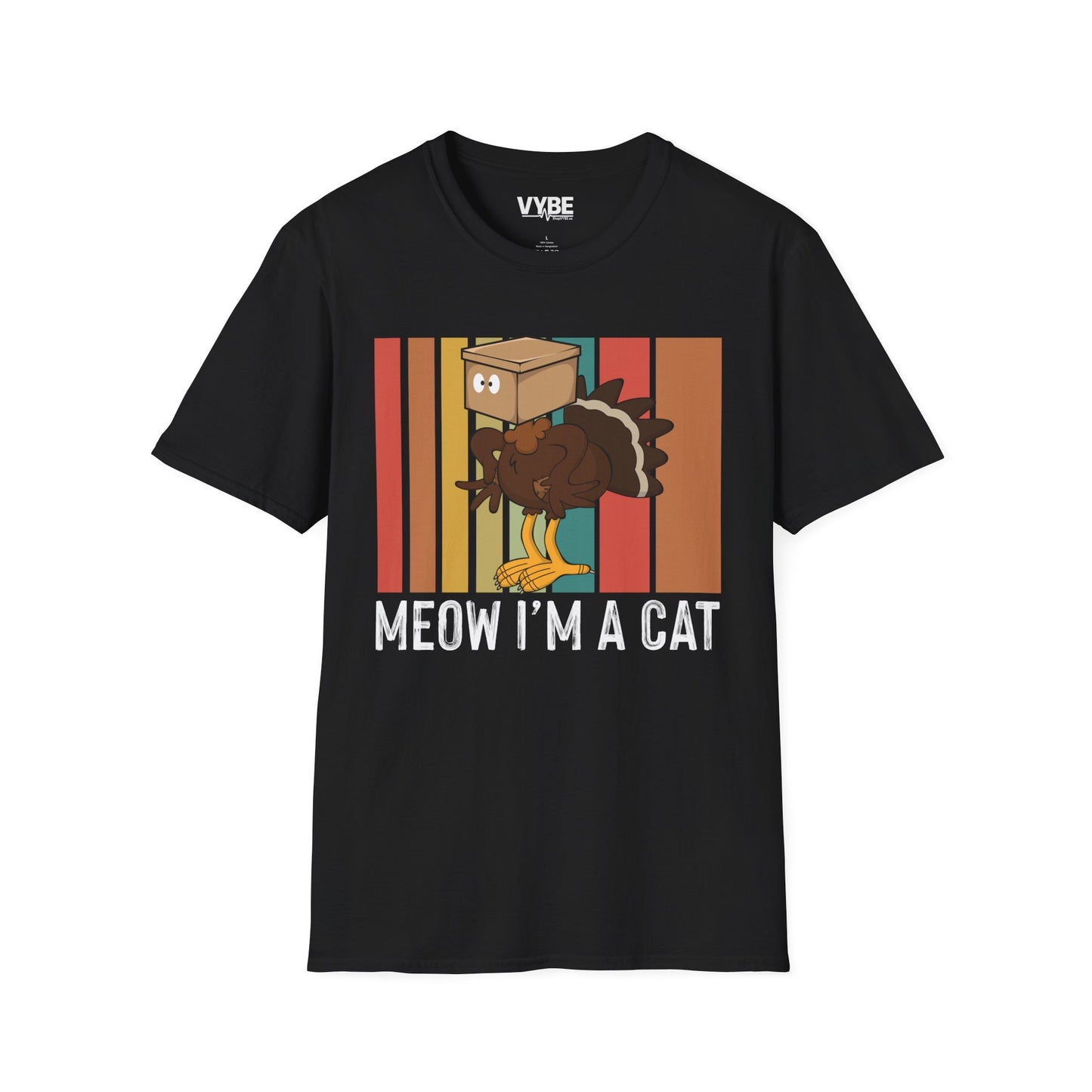 Funny Cat Turkey T-Shirt