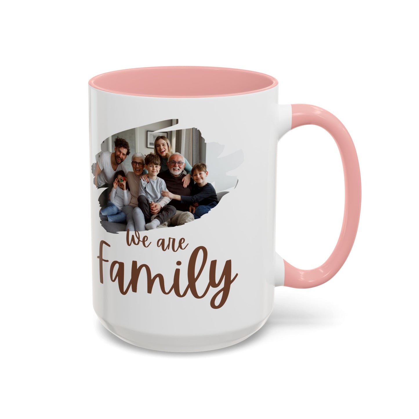 Customized Family Coffee Mug, Personalized Mug Gift, Add Your Family Photo - VYBE Shop