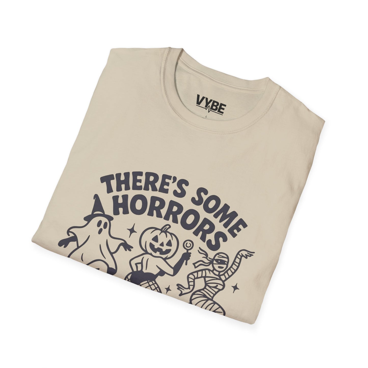 Halloween- Horrors In This House T-Shirt, Casual Wear, Spooky Party Shirt, Gift for Halloween Lovers, Fall Fashion, Ghost Design Tee - VYBE Shop