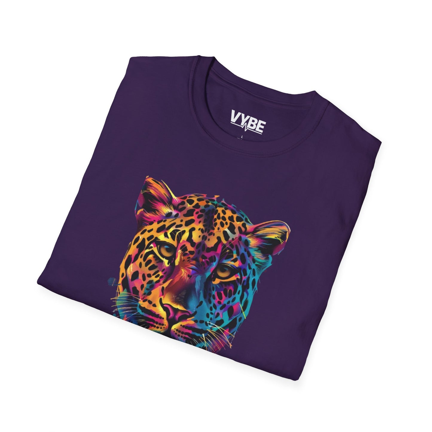 Neon- Leopard Graphic T-Shirt - VYBE Shop