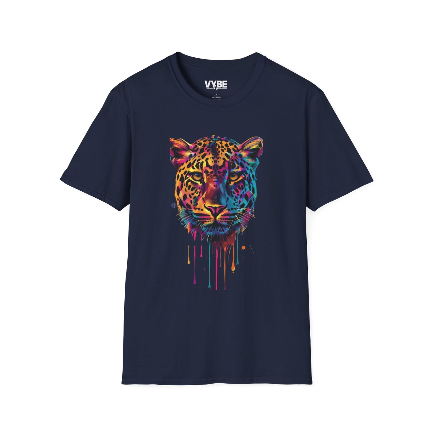 Neon- Leopard Graphic T-Shirt - VYBE Shop