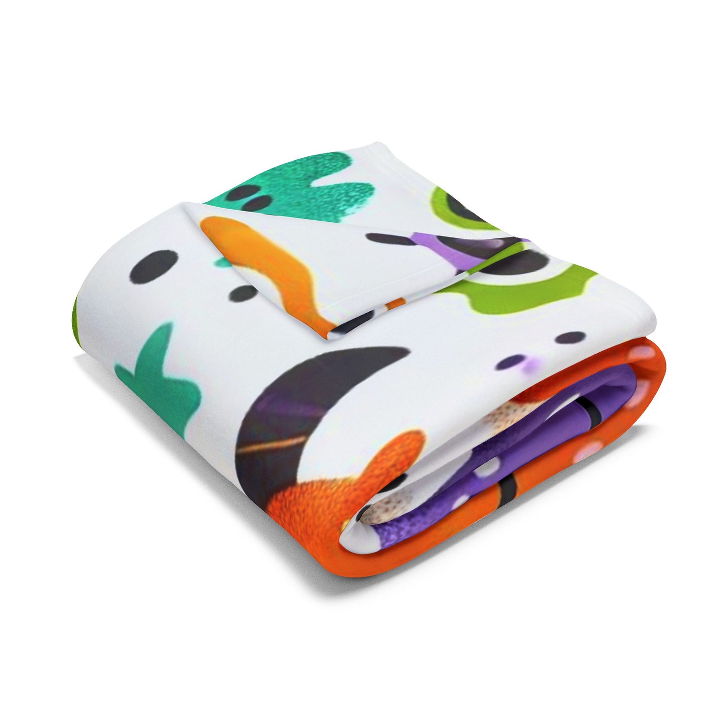 Kids Whimsical Monster Fleece Blanket