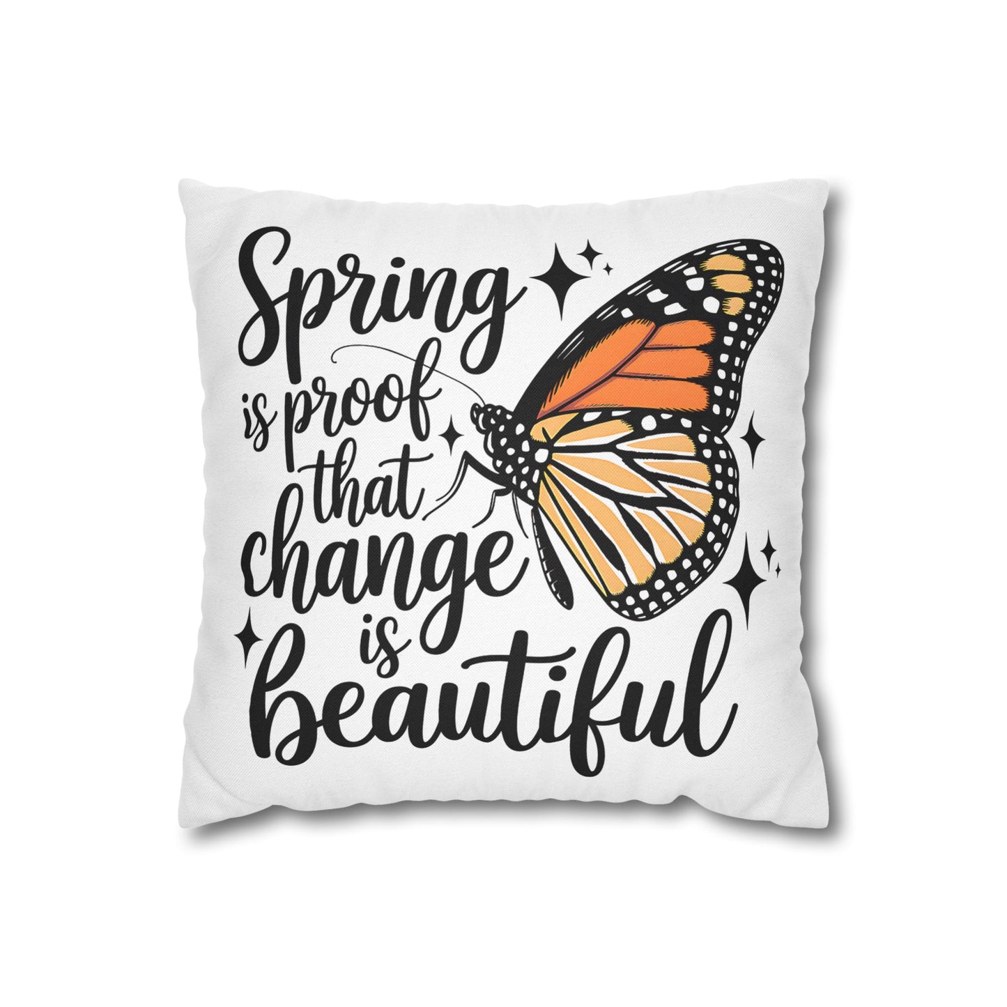 Spring Butterfly Pillowcase - Boho Home Decor for Nature Lovers, Perfect Spring Gift - VYBE Shop