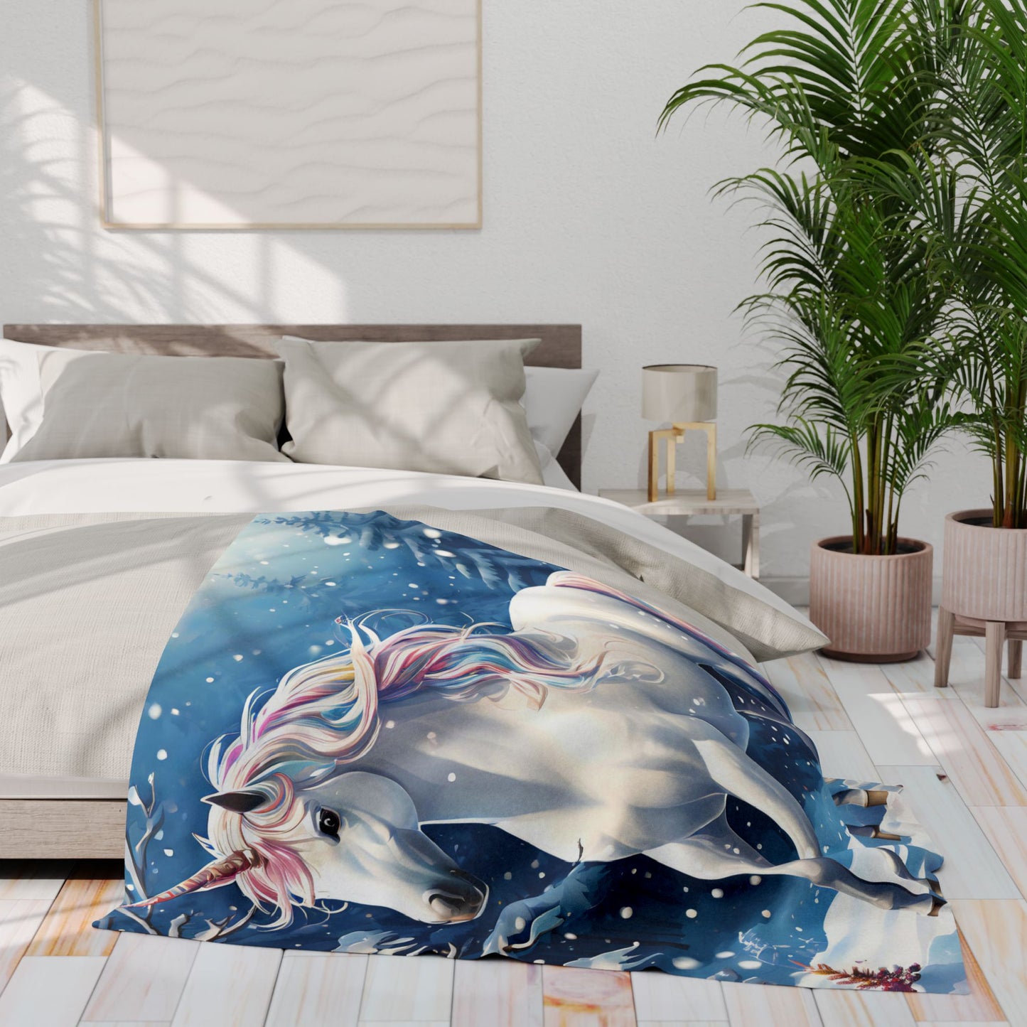 Enchanted Unicorn Arctic Fleece Blanket