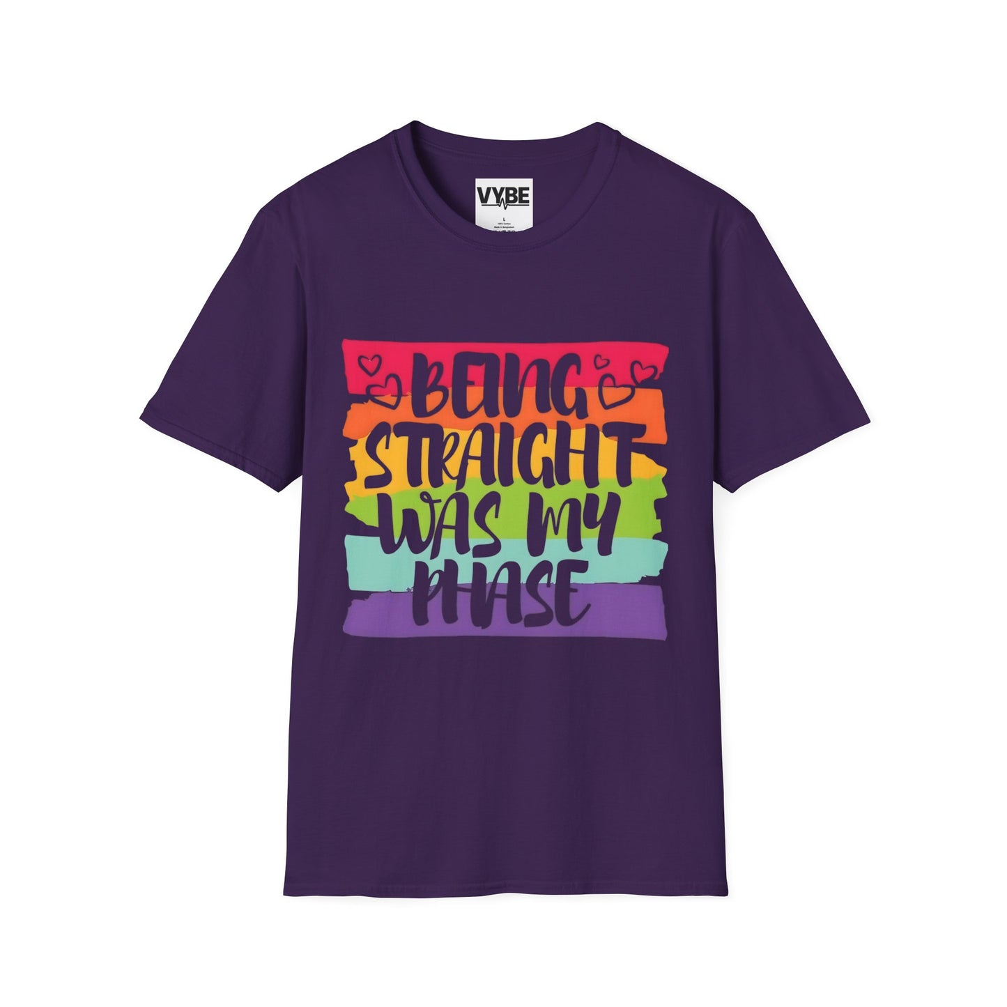 LGBTQ- Pride Expression T-Shirt - Rainbow Pride Apparel, Gift for Pride Month, Fun Casual Wear, Inclusive Fashion - VYBE Shop