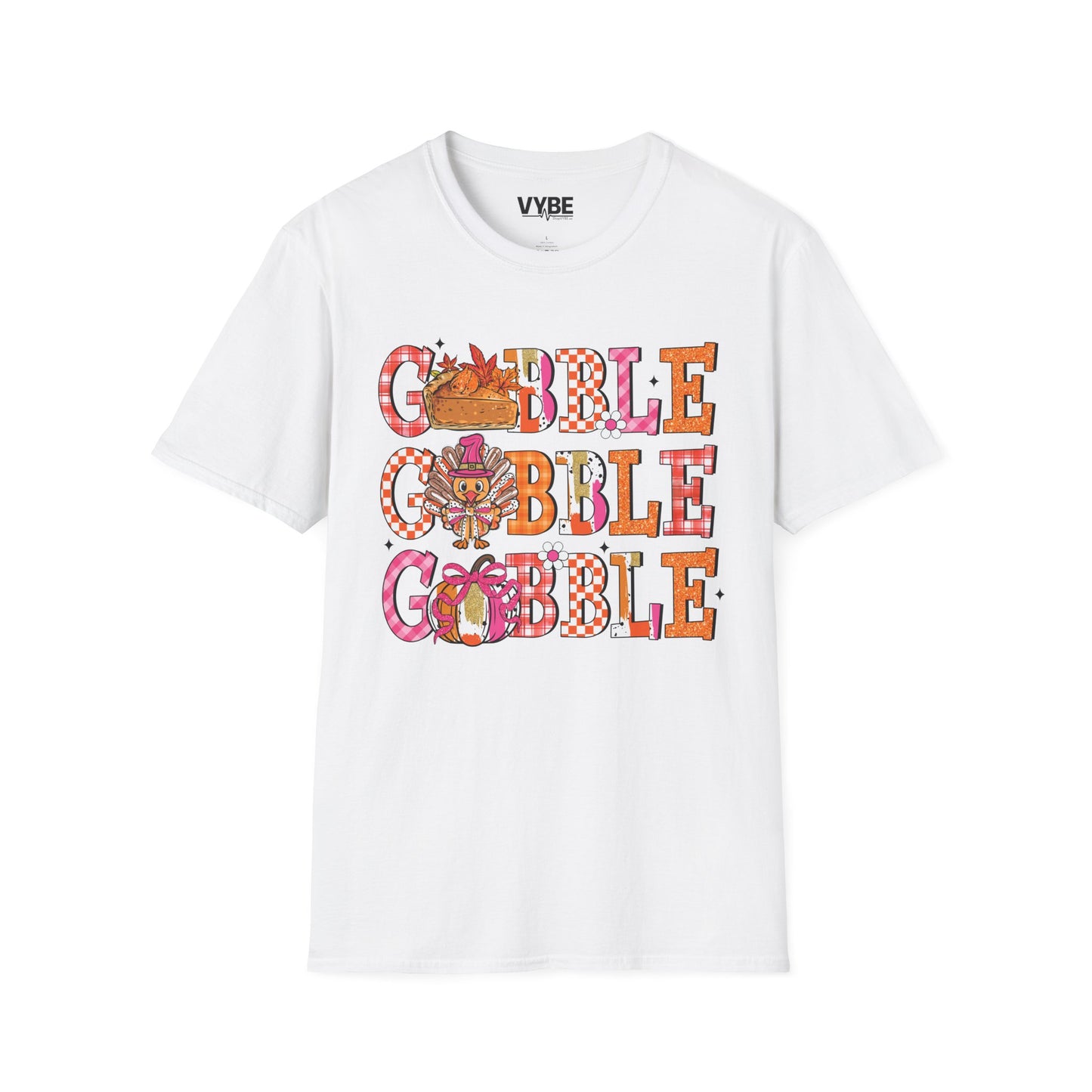 Thanksgiving Gobble Gobble T-Shirt - VYBE